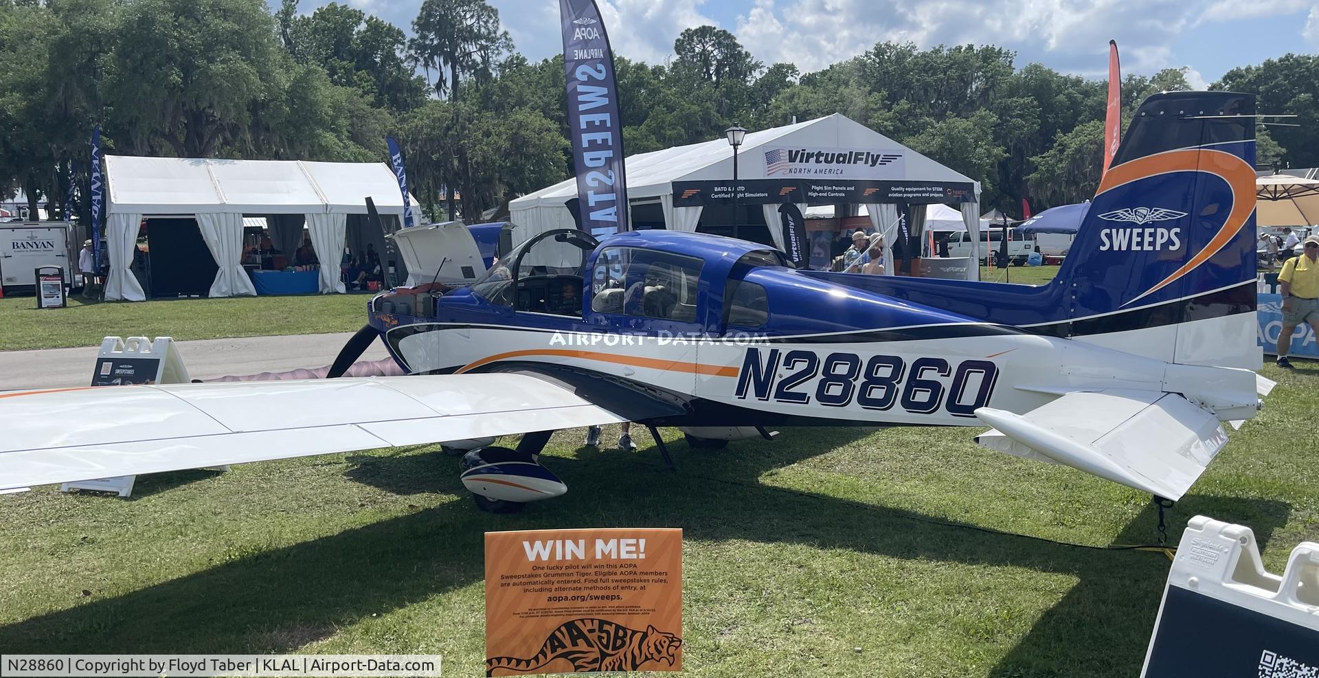 N28860, 1978 Grumman American AA-5B Tiger C/N AA5B0867, SUN N FUN 2022