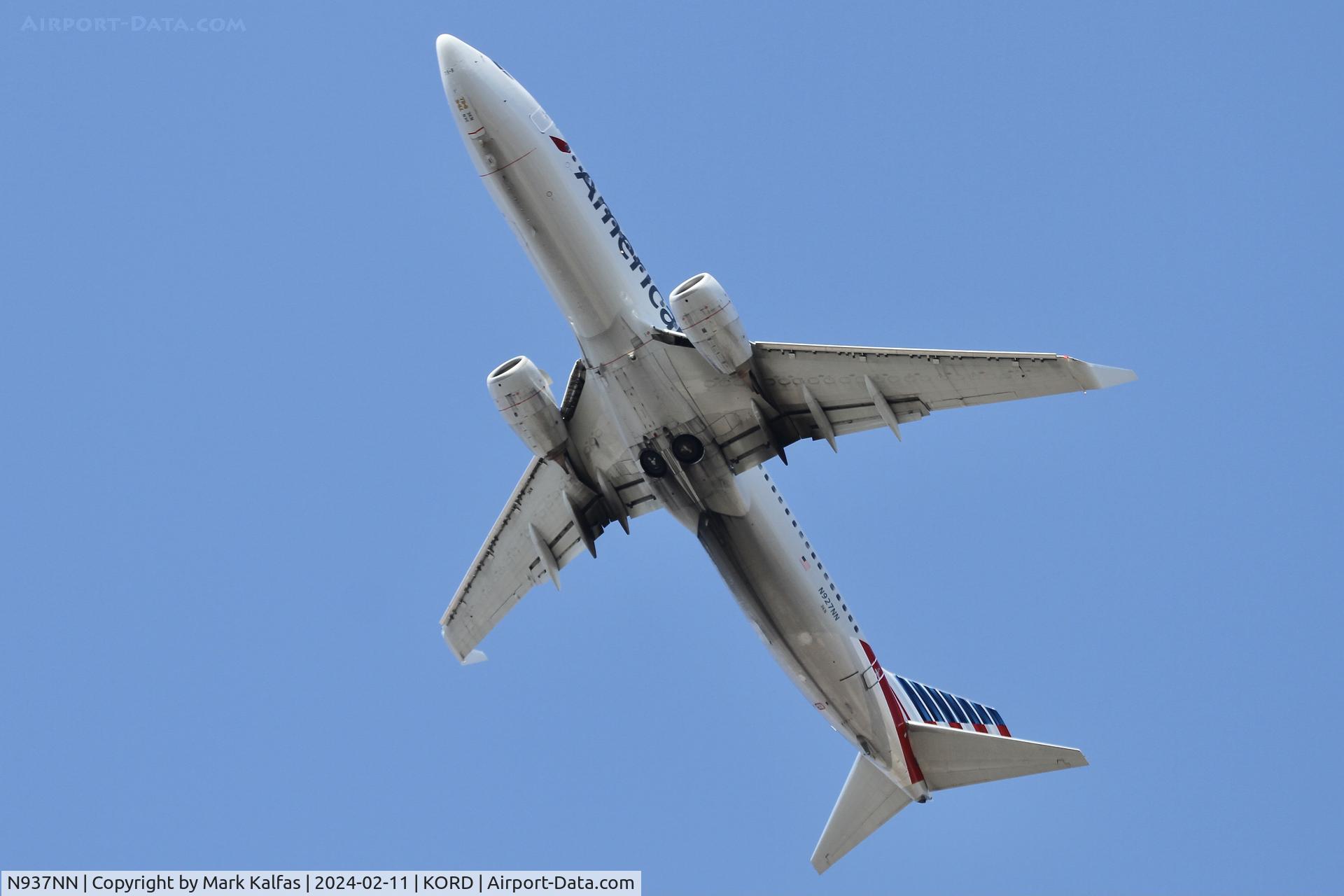 N937NN, 2013 Boeing 737-823 C/N 31178, B738 American Airlines BOEING 737-823 N927NN AAL1101 ORD-TPA