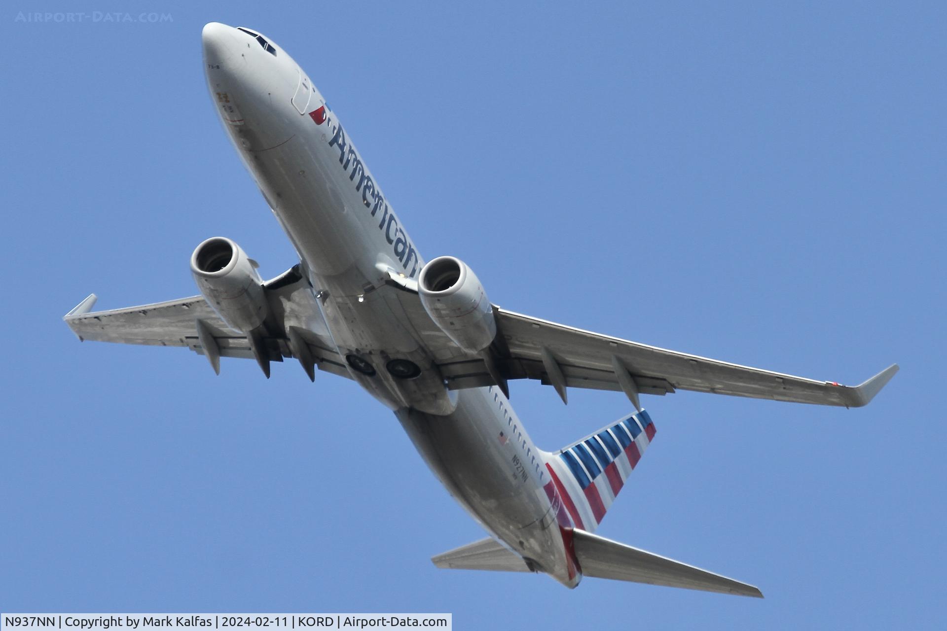 N937NN, 2013 Boeing 737-823 C/N 31178, B738 American Airlines BOEING 737-823 N927NN AAL1101 ORD-TPA