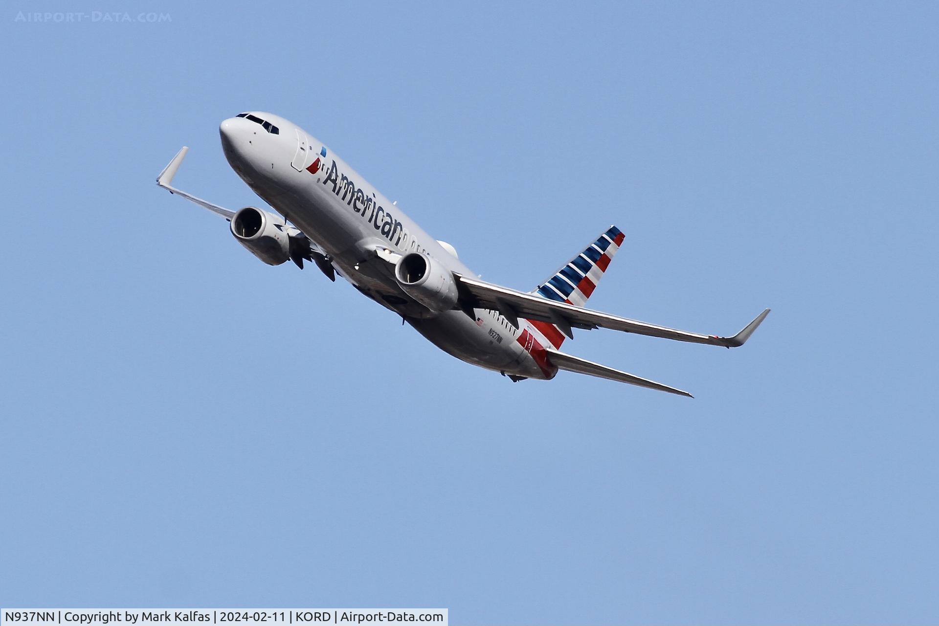 N937NN, 2013 Boeing 737-823 C/N 31178, B738 American Airlines BOEING 737-823 N927NN AAL1101 ORD-TPA
