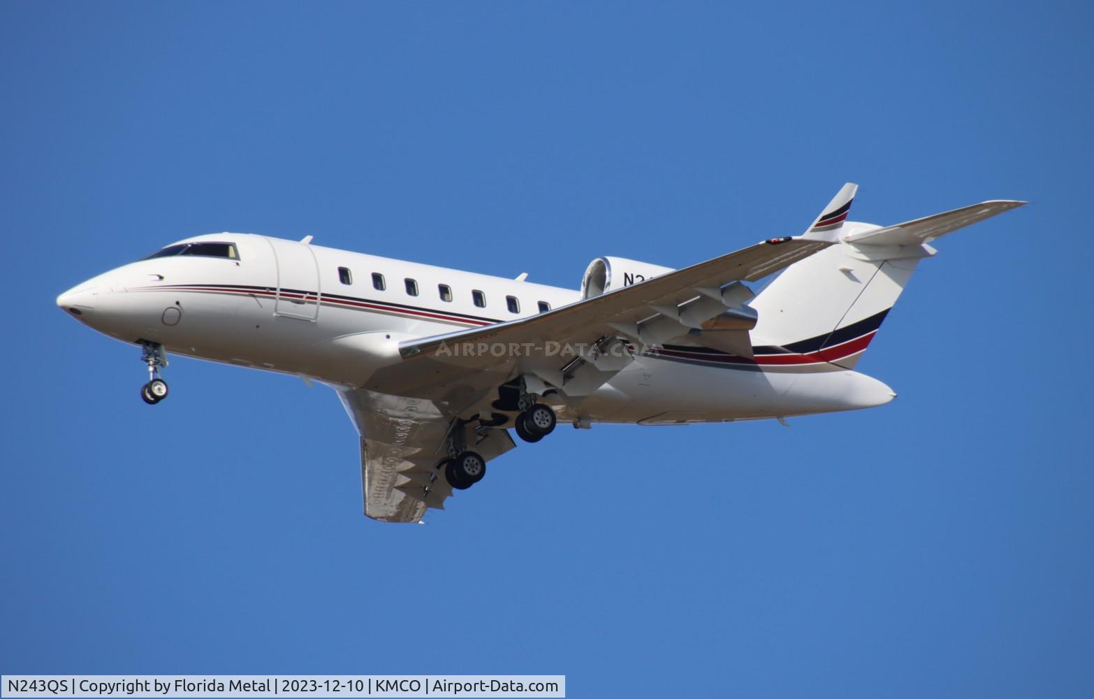 N243QS, 2020 Bombardier Challenger 650 C/N 6157, Challenger 650 zx PBI-MCO