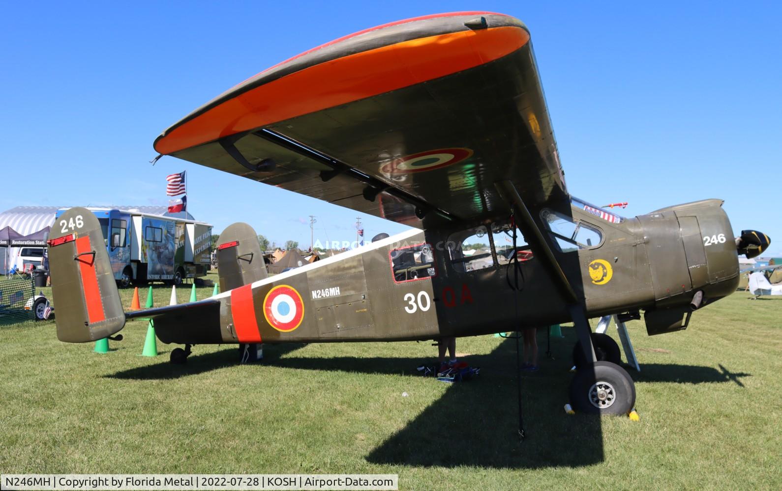 N246MH, 1960 Max Holste MH-1521M Broussard C/N 246, Max Holste MH-1521 zx