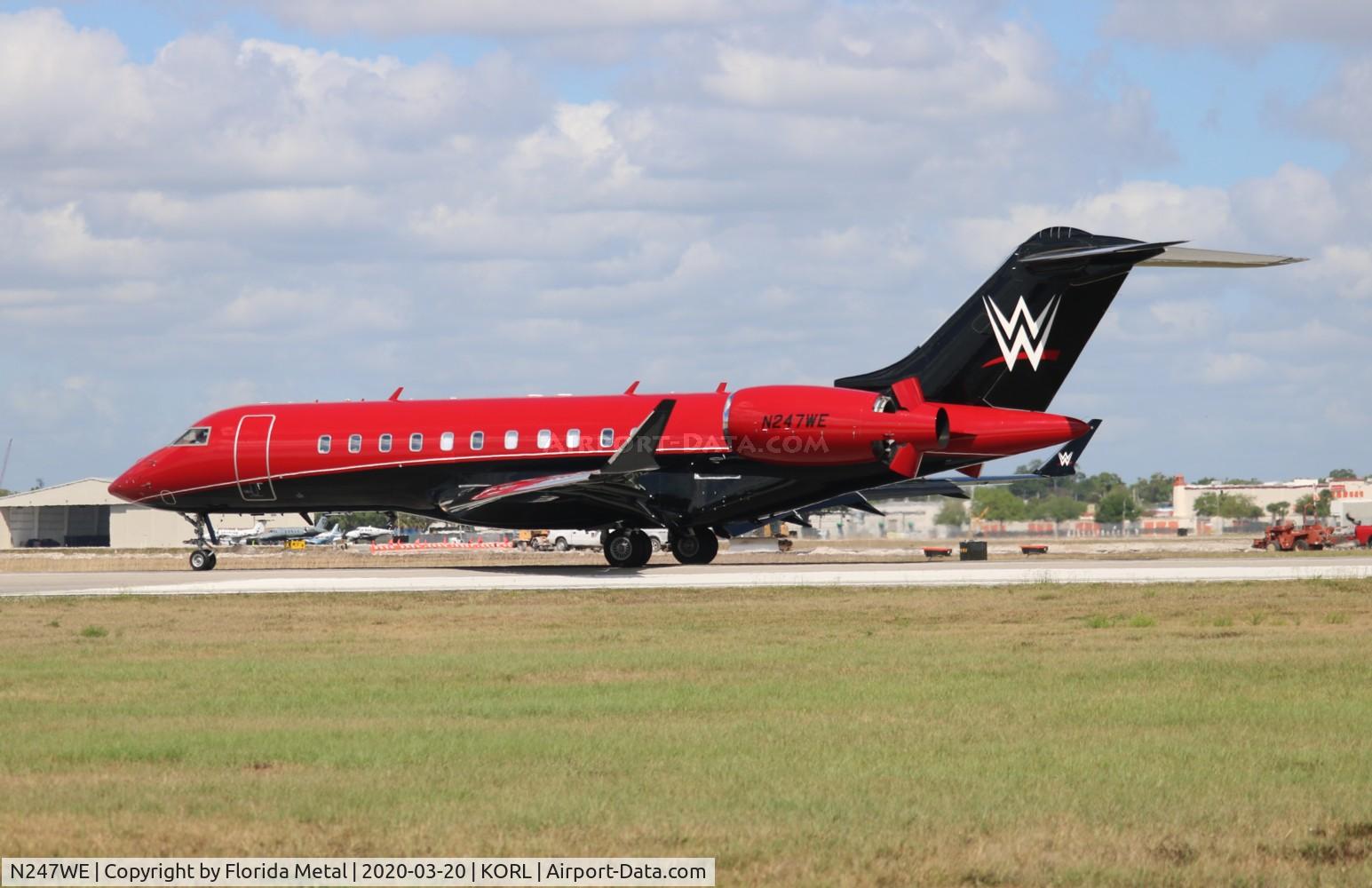 N247WE, 2007 Bombardier BD-700-1A11 Global 5000 C/N 9245, Global 5000 zx HPN-ORL