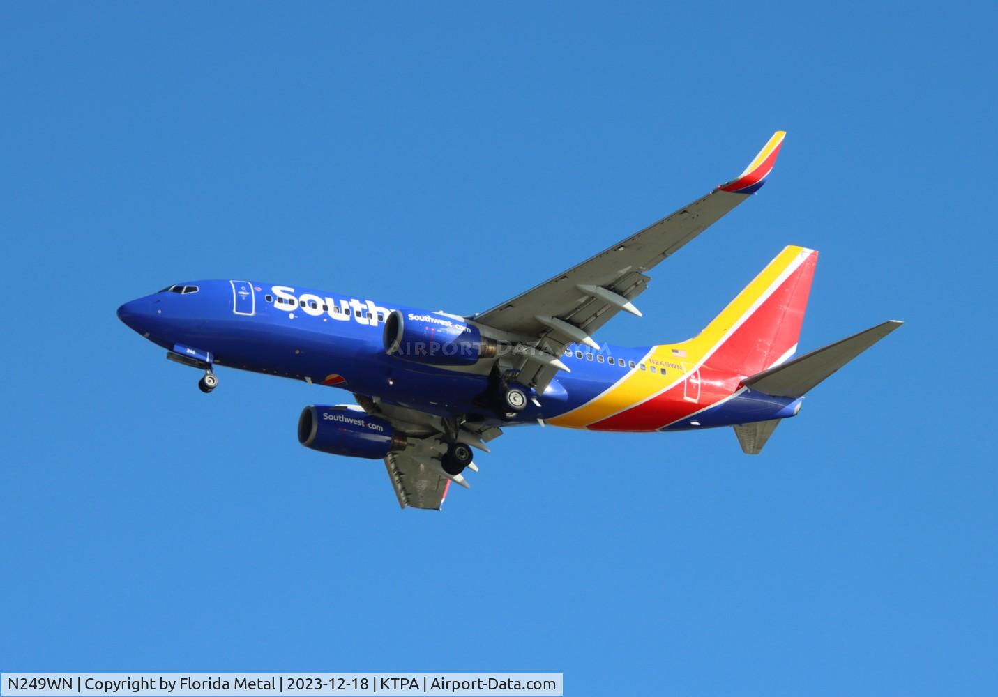 N249WN, 2006 Boeing 737-7H4 C/N 34951, SWA 737 zx MKE-TPA