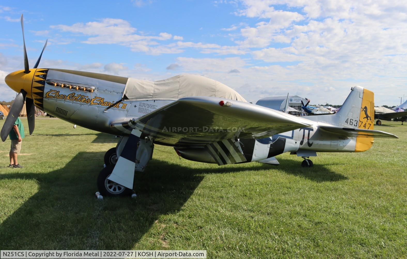 N251CS, North American F-51D Mustang C/N 44-74977N, P-51D Charlotte's zx