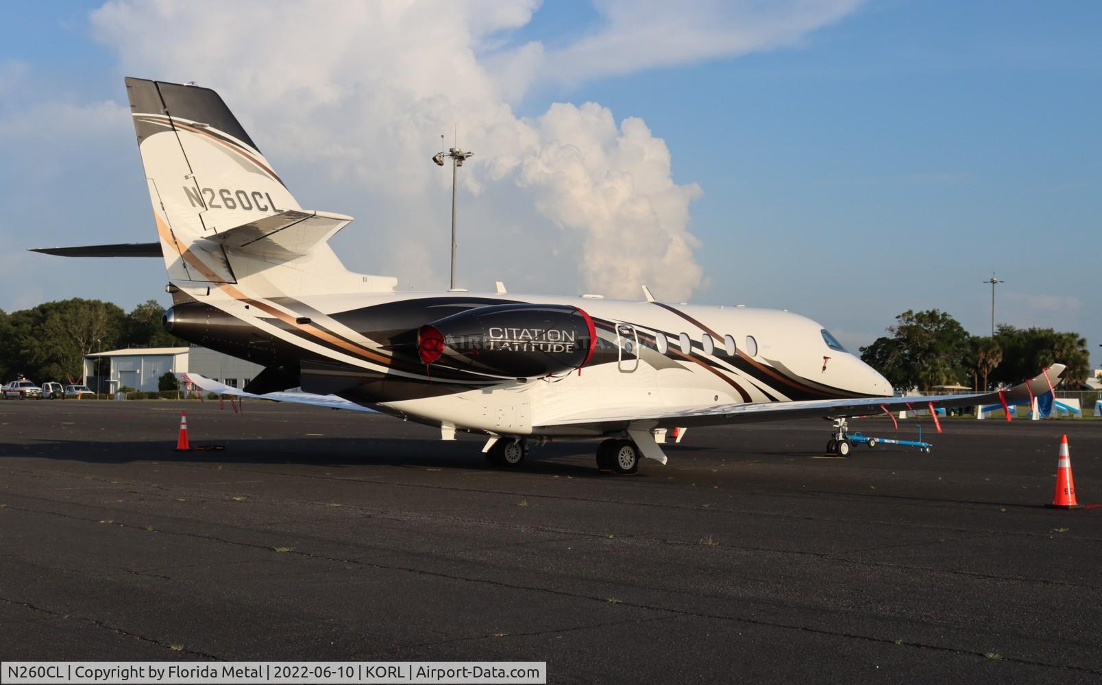 N260CL, 2021 Cessna 680A Citation Latitude C/N 680A0260, Special Olympics 2022 zx