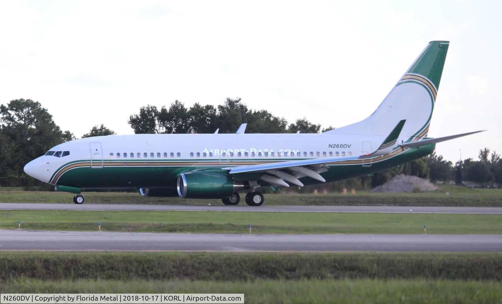 N260DV, 1998 Boeing 737-75T BBJ C/N 29142, BBJ zx GRR-ORL