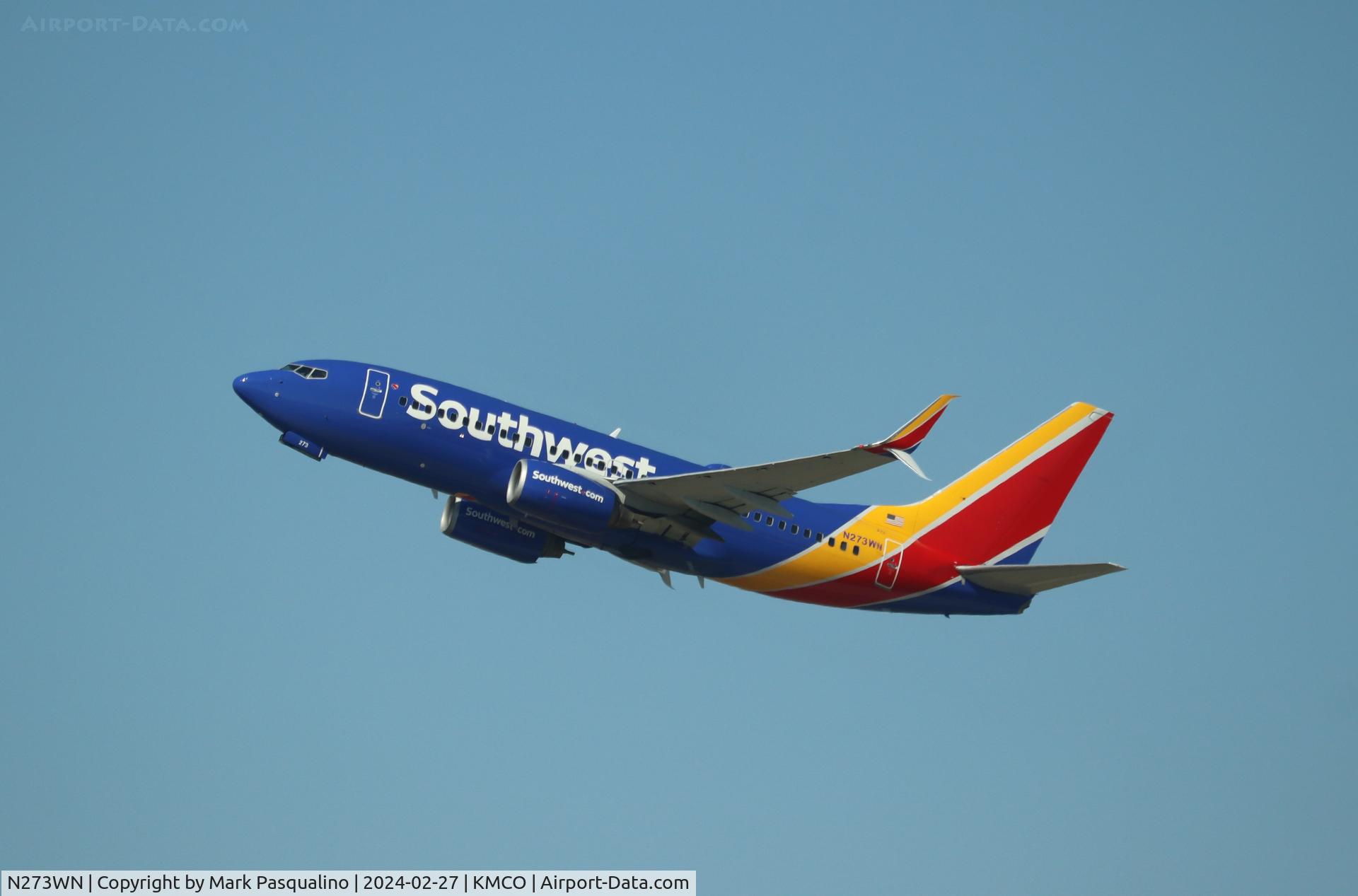 N273WN, 2007 Boeing 737-7H4 C/N 32528, Boeing 737-7H4