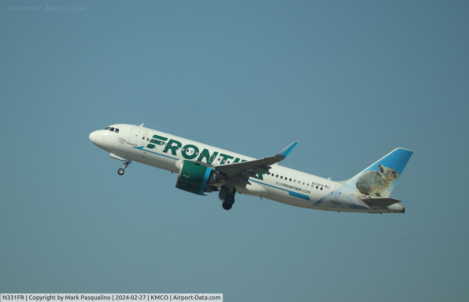 N331FR, 2018 Airbus A320-251NEO C/N 8239, Airbus A320-251NEO