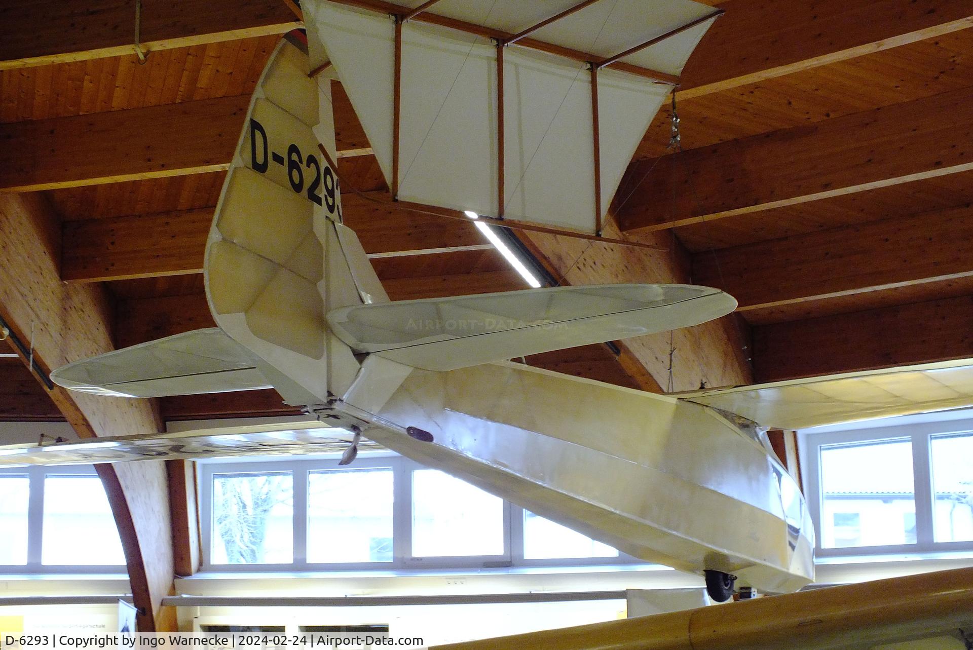 D-6293, 1938 Akaflieg München Mü 13D C/N not found_D-6293, Akaflieg München Mü 13 D at the Deutsches Segelflugmuseum mit Modellflug (German Soaring Museum with Model Flight), Gersfeld Wasserkuppe