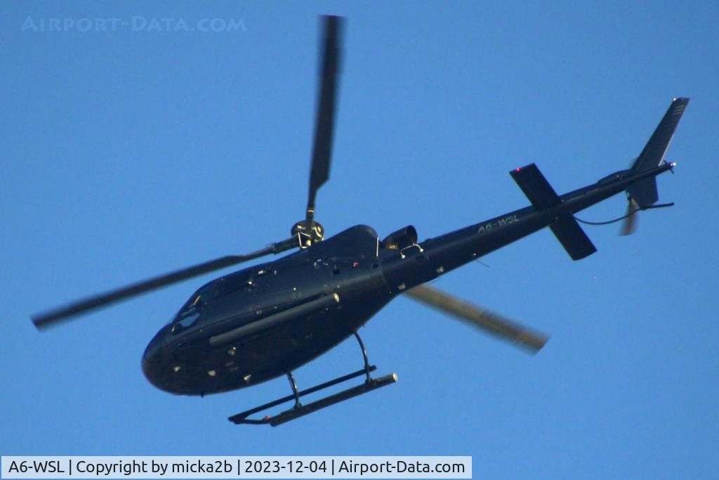 A6-WSL, , In flight