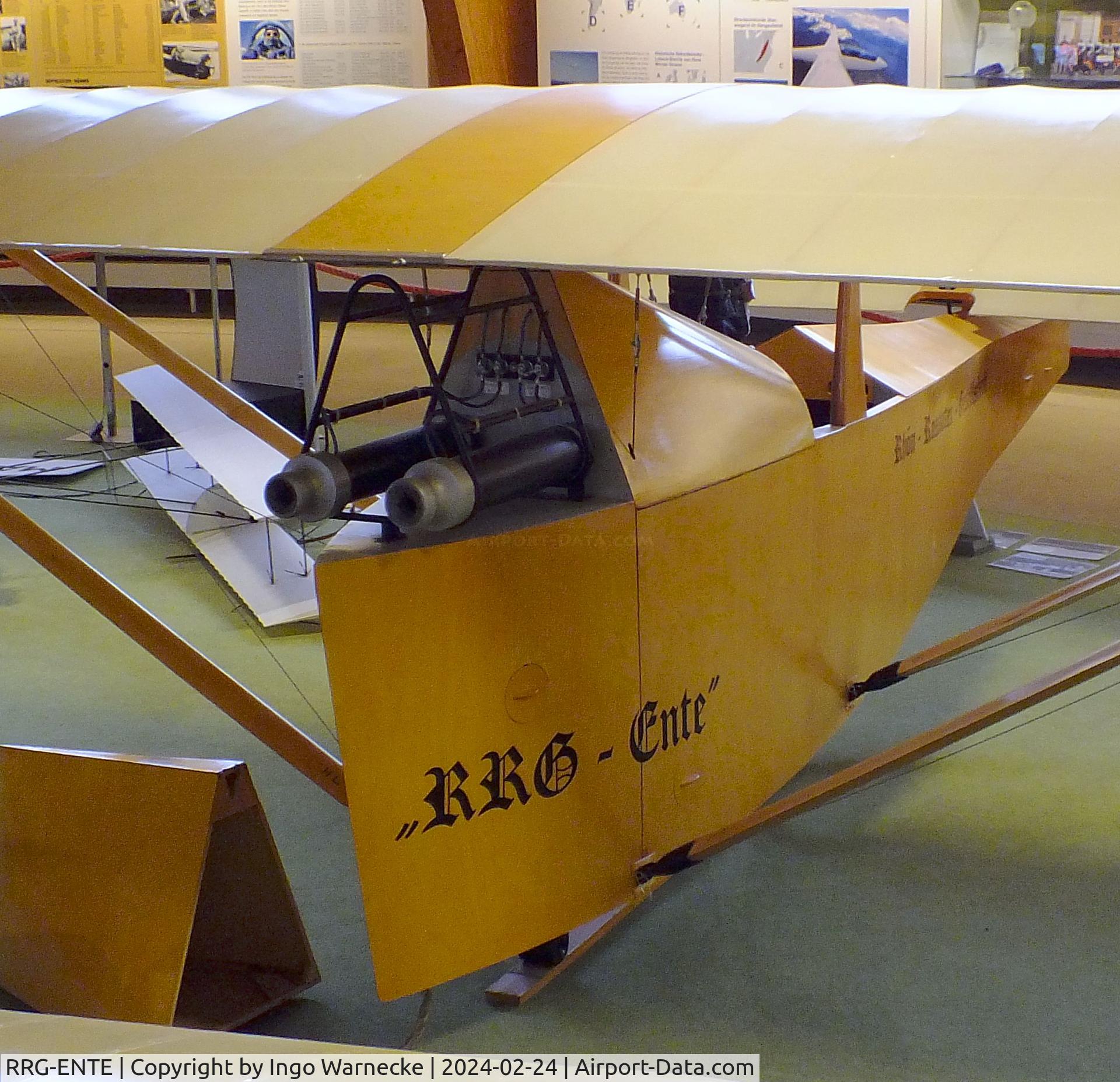 RRG-ENTE, 2007 Lippisch RRG Raketen-Ente replica C/N nil, Lippisch RRG Raketen-Ente replica at the Deutsches Segelflugmuseum mit Modellflug (German Soaring Museum with Model Flight), Gersfeld Wasserkuppe