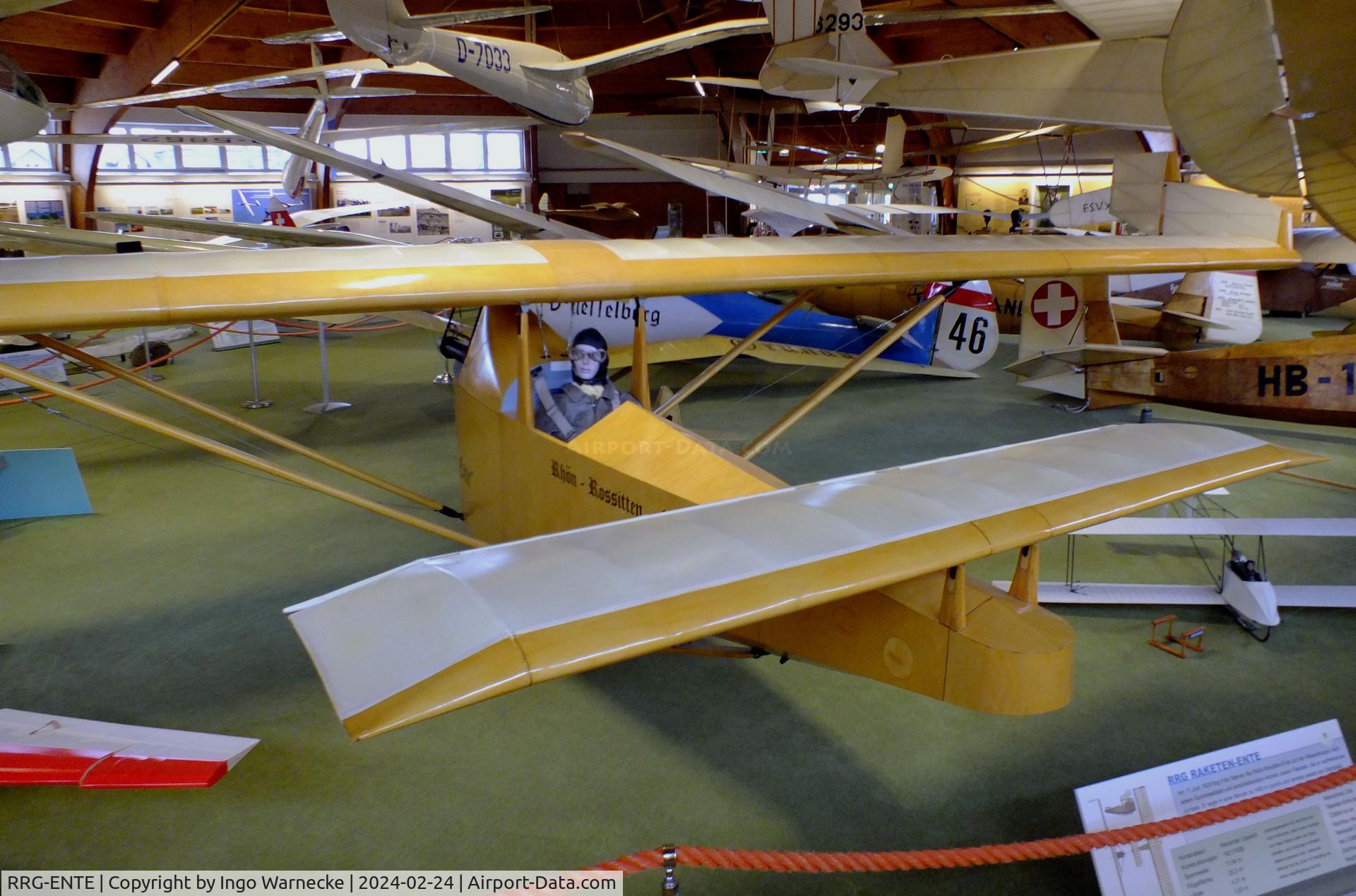 RRG-ENTE, 2007 Lippisch RRG Raketen-Ente replica C/N nil, Lippisch RRG Raketen-Ente replica at the Deutsches Segelflugmuseum mit Modellflug (German Soaring Museum with Model Flight), Gersfeld Wasserkuppe