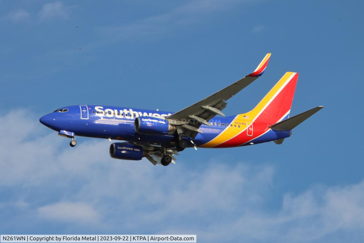 N261WN, 2006 Boeing 737-7H4 C/N 32517, SWA 737 nc zx MSY-TPA