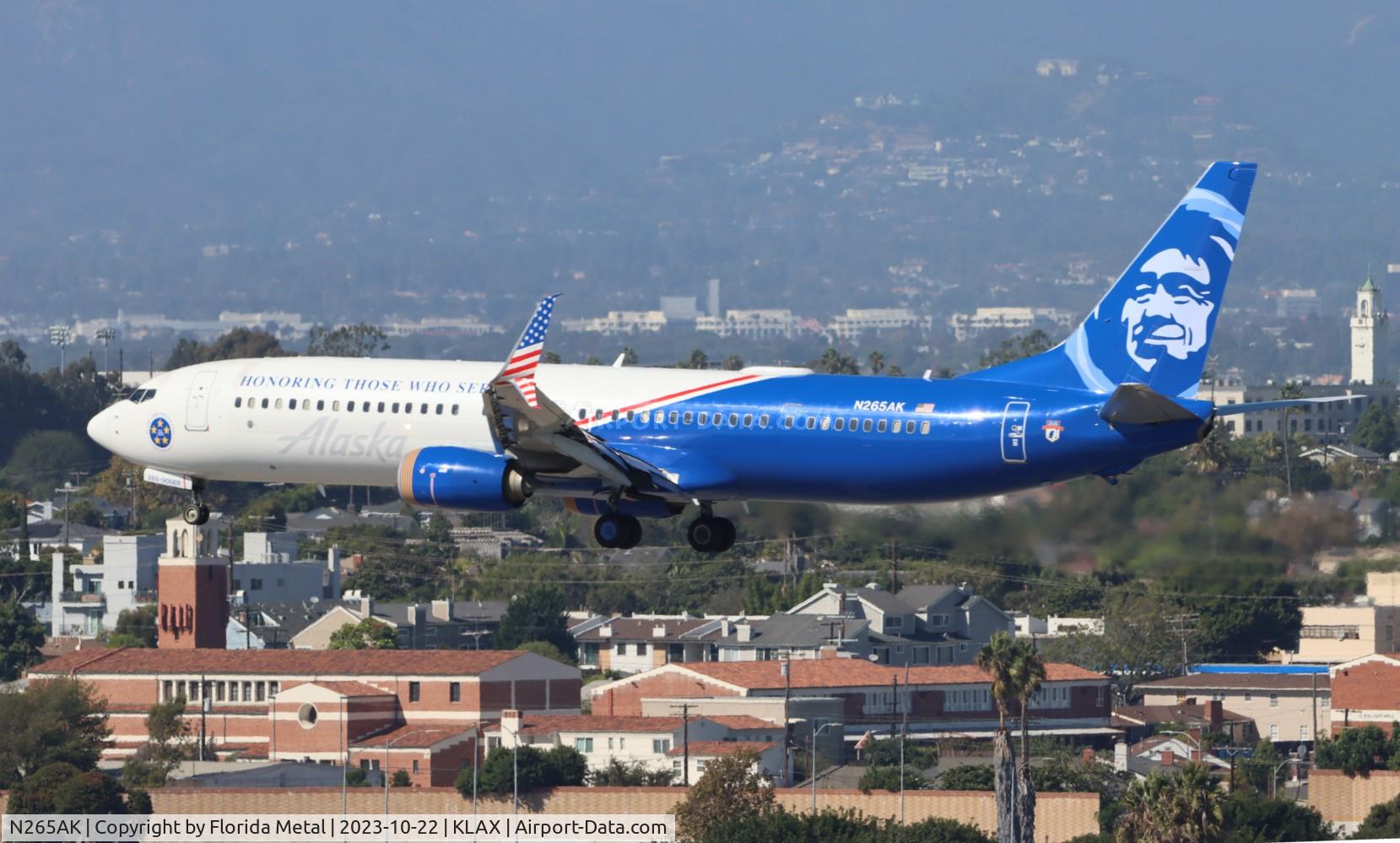 N265AK, 2016 Boeing 737-990/ER C/N 62682, ASA 739 Honoring zx SEA-LAX