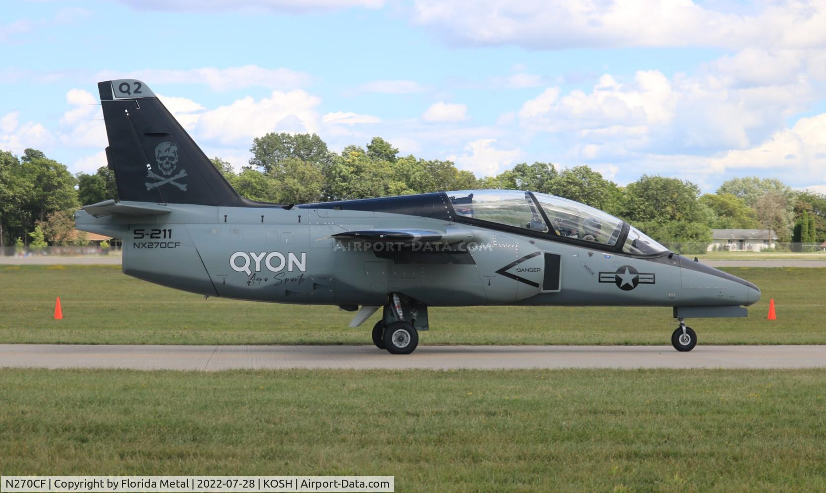 N270CF, 1985 SIAI-Marchetti S-211 C/N 009/02-006, S-211 zx