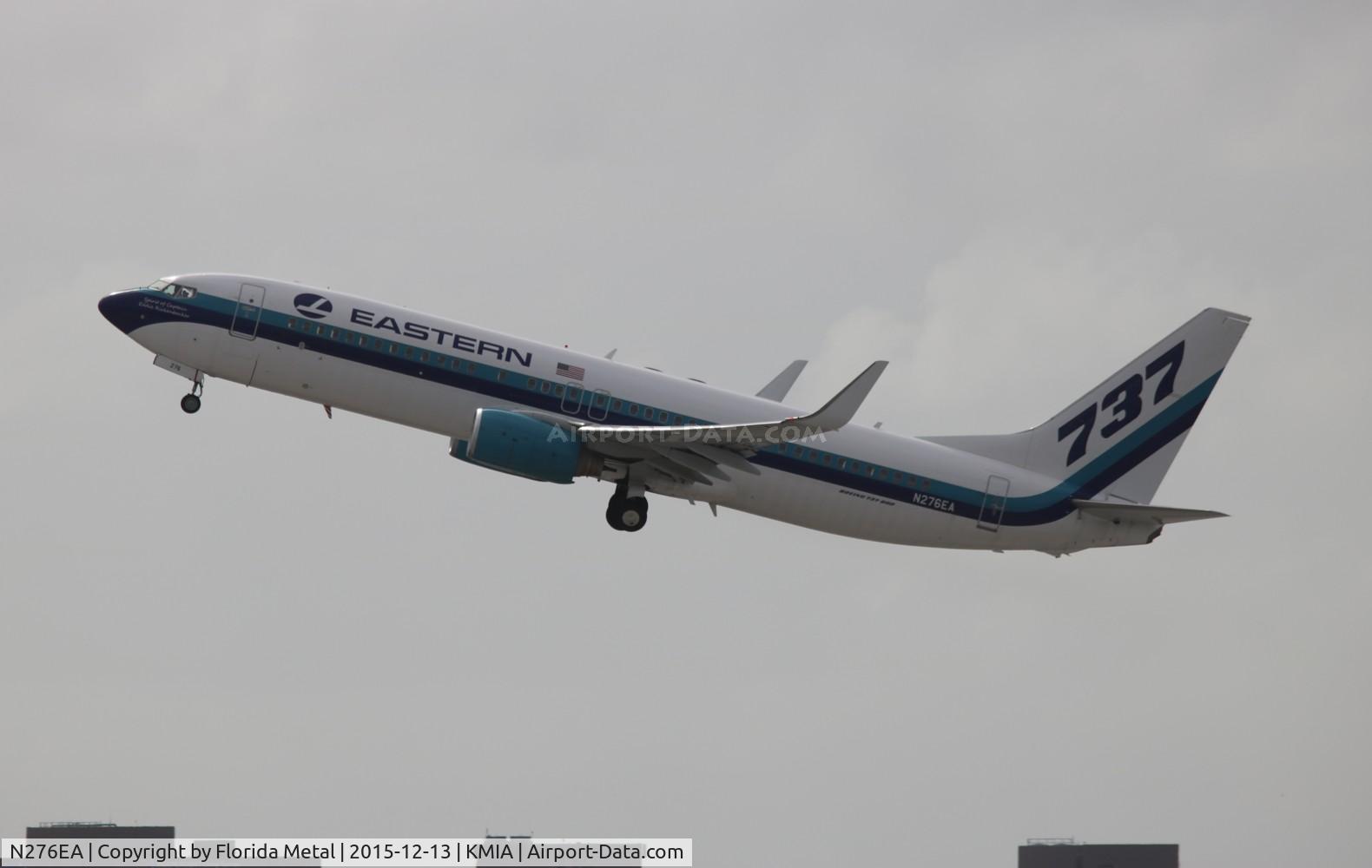 N276EA, 2006 Boeing 737-8AL C/N 35070, Eastern 738 zx