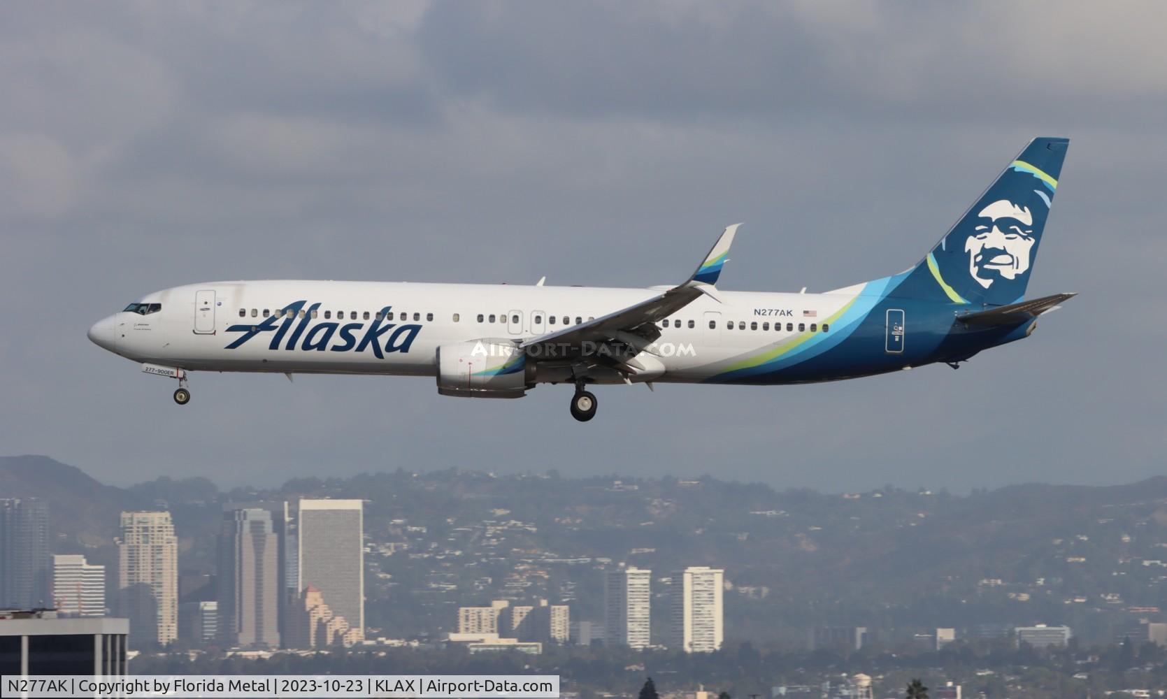 N277AK, 2017 Boeing 737-990/ER C/N 62472, ASA 739 zx GEG-LAX