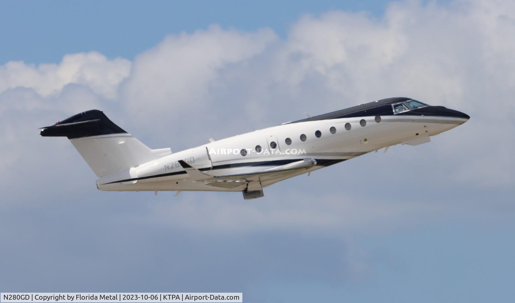 N280GD, 2018 Israel Aircraft Industries Gulfstream G280 C/N 2143, G280 zx TPA-SAV