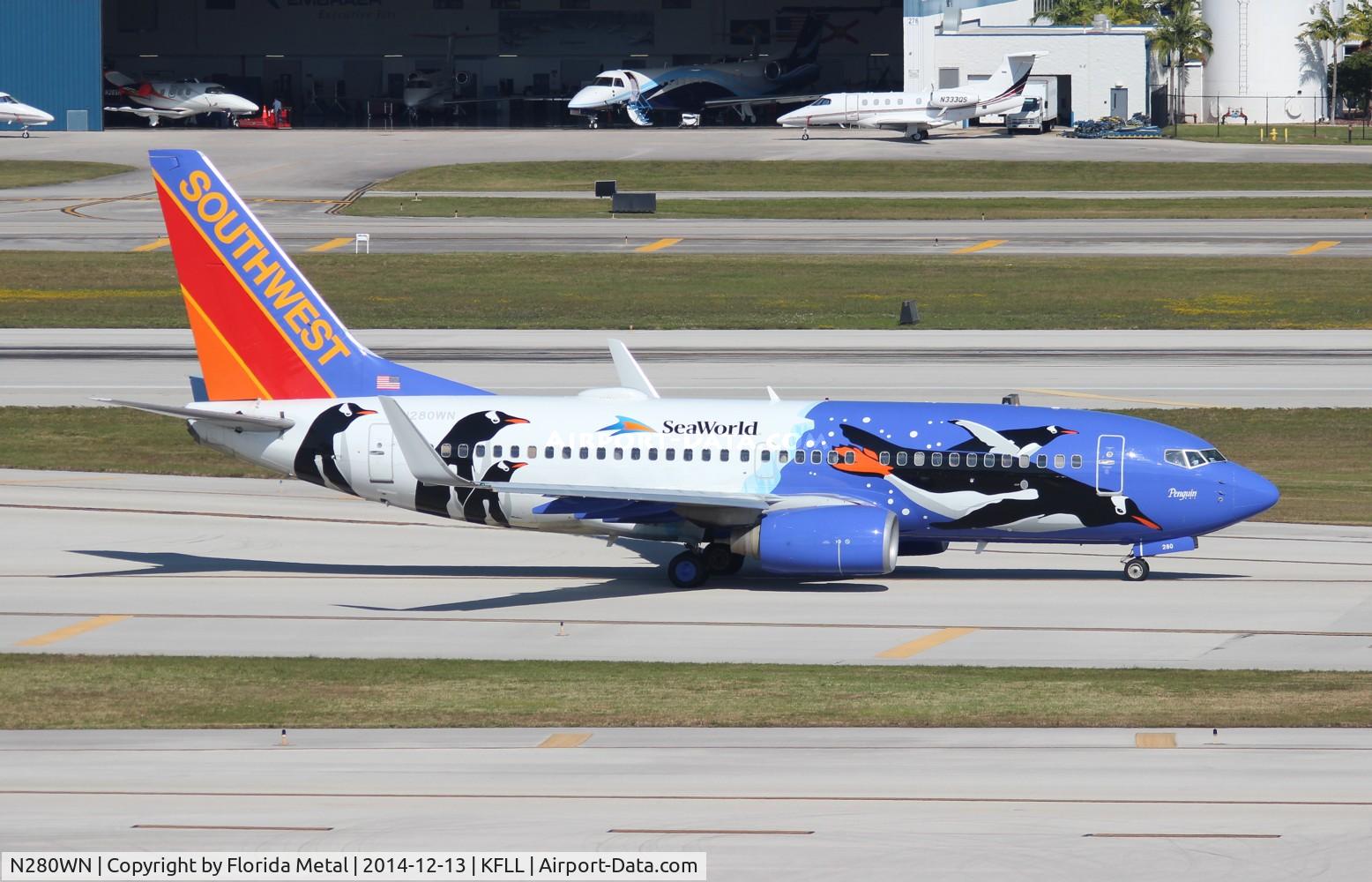 N280WN, 2007 Boeing 737-7H4 C/N 32533, SWA 737 Penguin zx