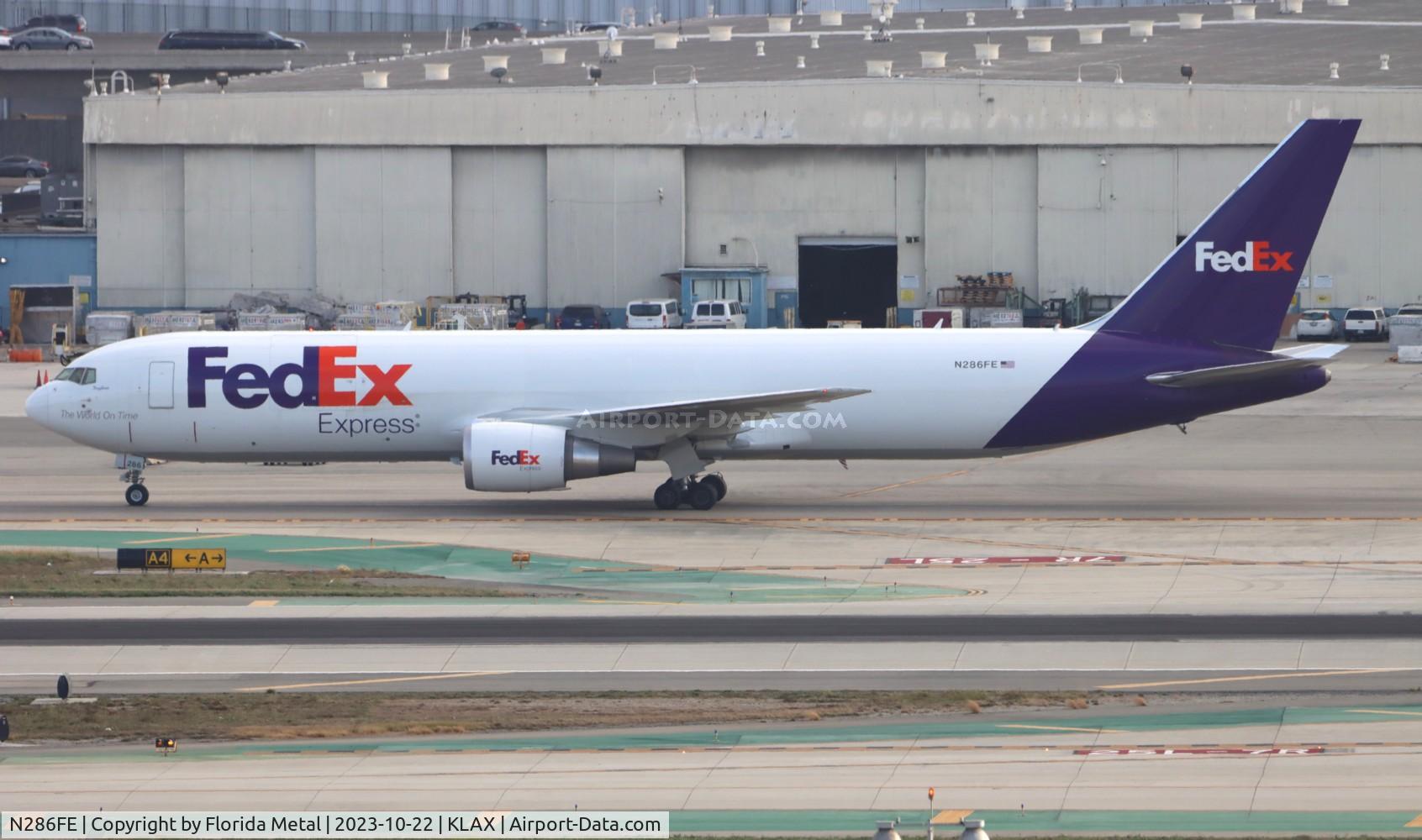 N286FE, 2022 Boeing 767-3S2F (ER) C/N 63139, FDX 767-300F zx IND-LAX