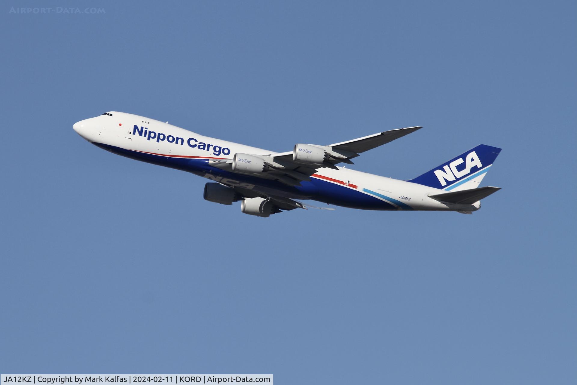 JA12KZ, 2012 Boeing 747-8KZF C/N 36137, B748 Nippon Cargo Boeing 747-8KZF JA12KZ NCA141 KORD-RJAA