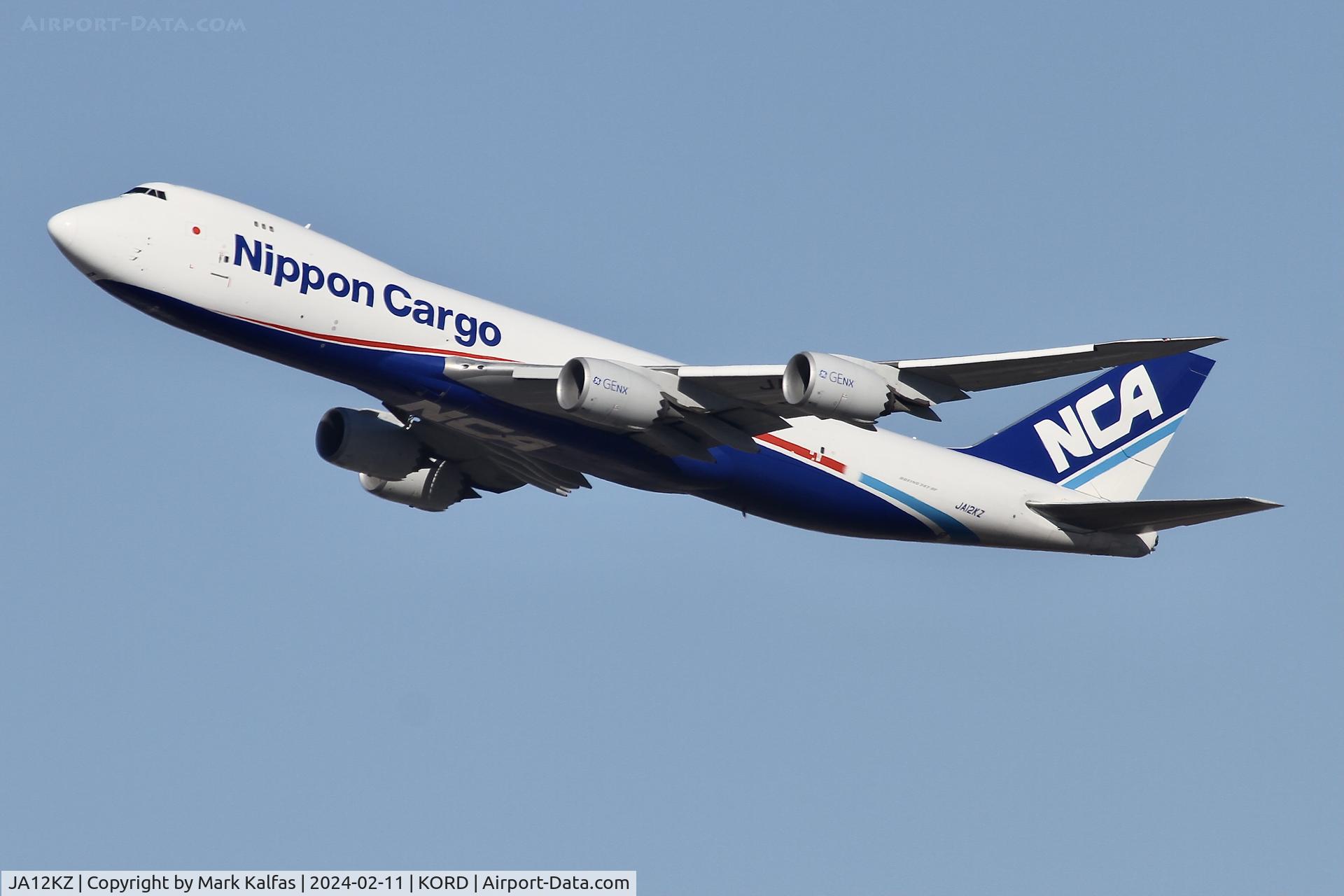 JA12KZ, 2012 Boeing 747-8KZF C/N 36137, B748 Nippon Cargo Boeing 747-8KZF JA12KZ NCA141 KORD-RJAA