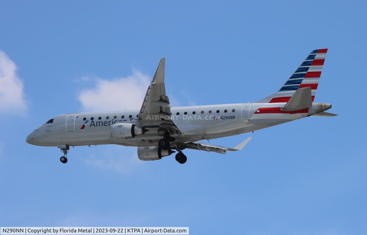 N290NN, 2020 Embraer 175LR (ERJ-170-200LR) C/N 17000841, ENY/AE E175 zx BNA-TPA