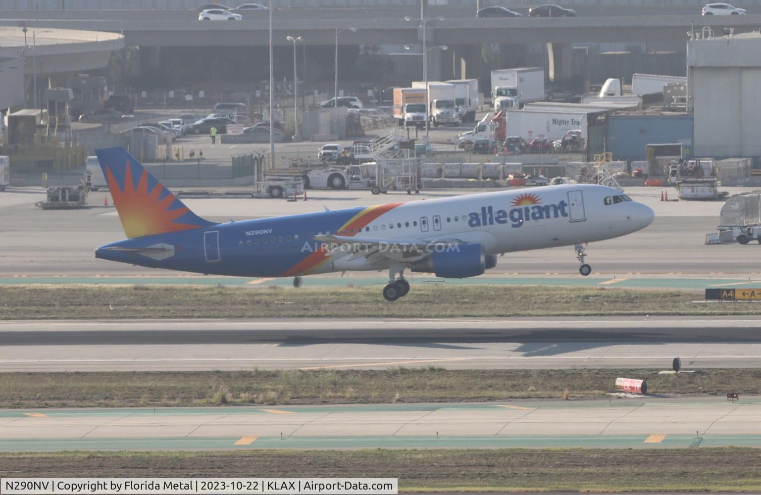 N290NV, 2004 Airbus A320-214 C/N 2191, AAY A320 zx PVU-LAX