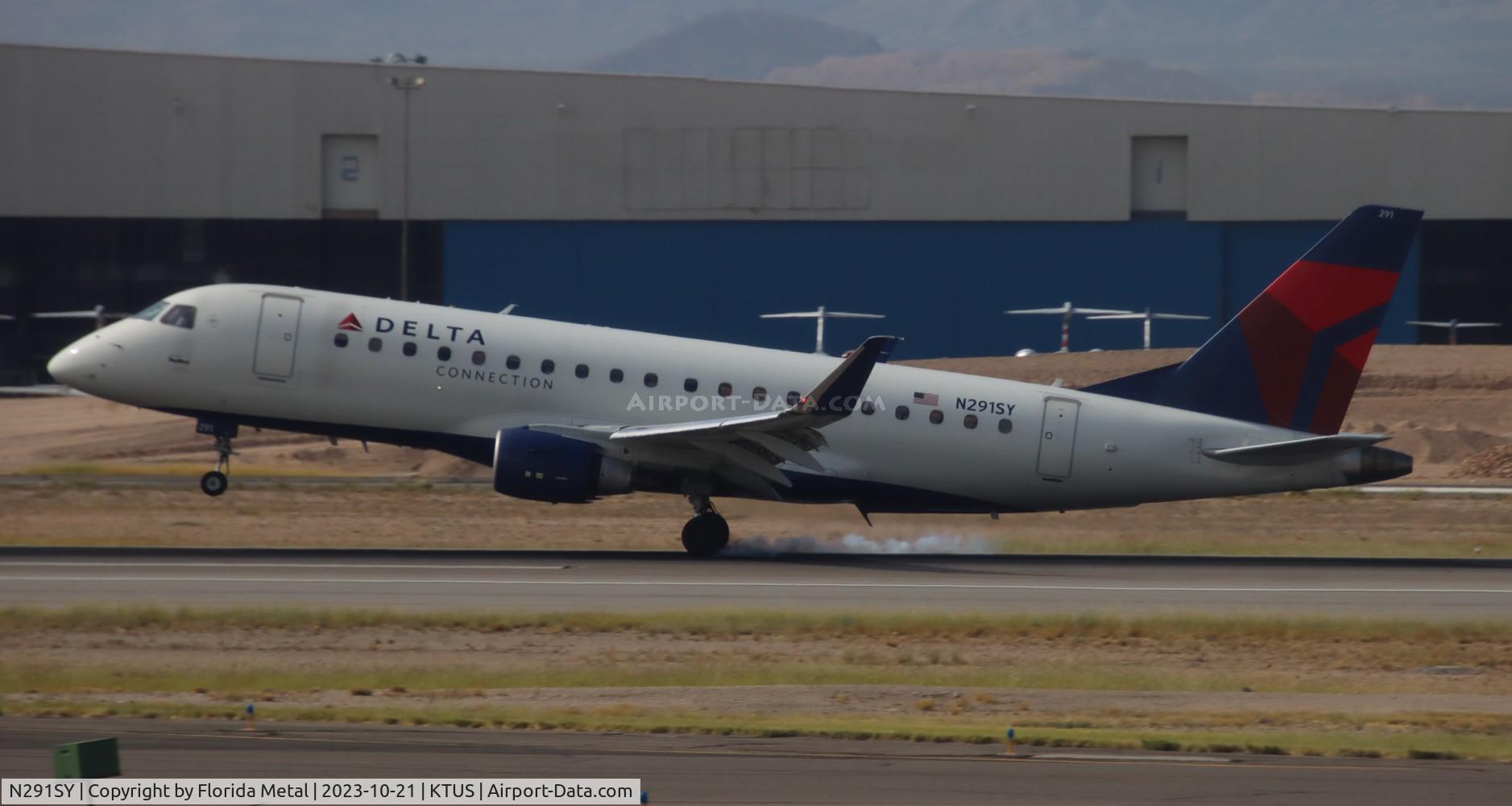 N291SY, 2018 Embraer 175LR (ERJ-170-200LR) C/N 17000759, SKW/DAL E175 zx SLC-TUS