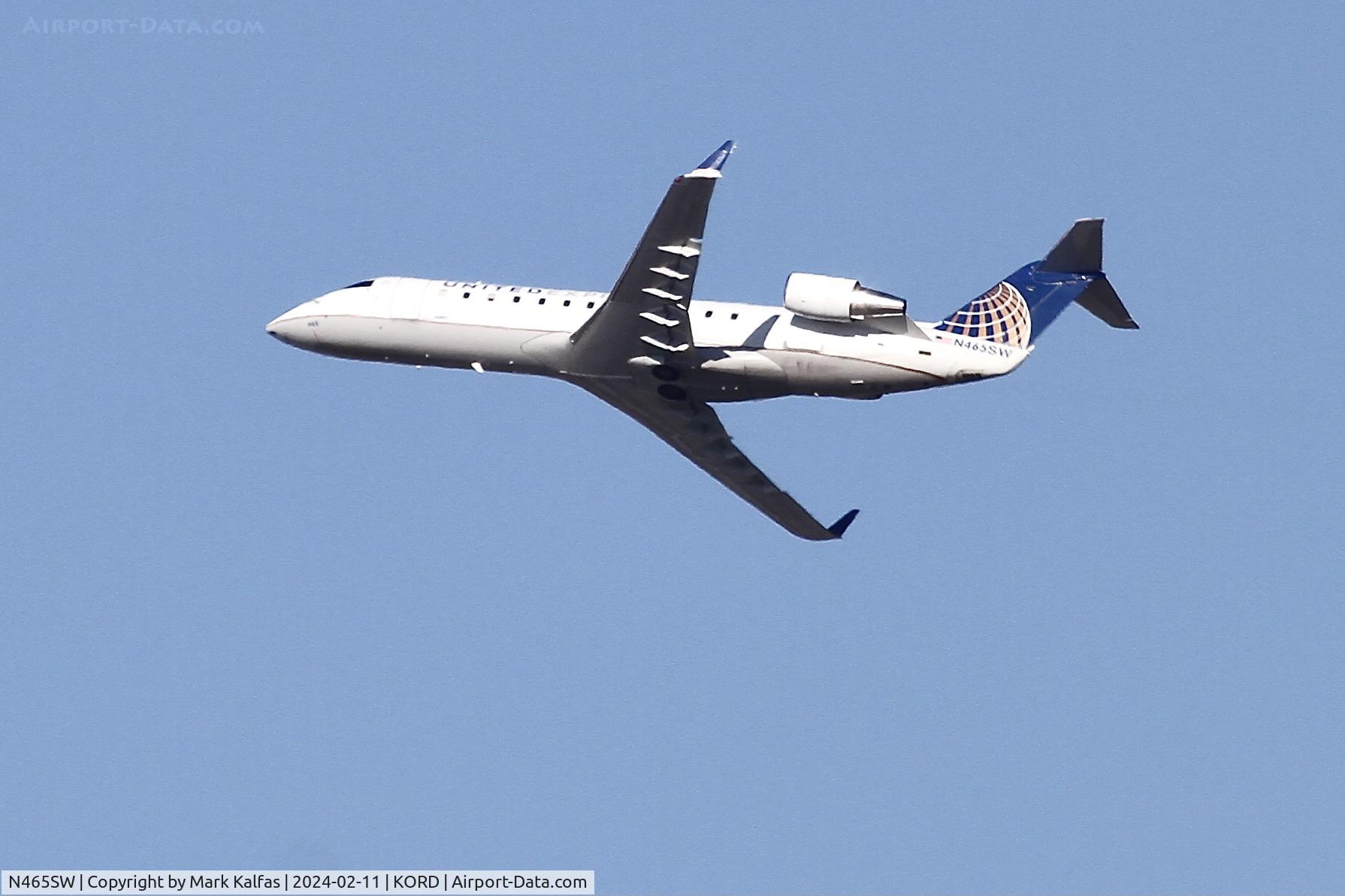 N465SW, 2003 Bombardier CRJ-200 (CL-600-2B19) C/N 7845, CRJ2 Skywest/United Express BOMBARDIER INC CL-600-2B19 N465SW SKW5646 ORD-ATW