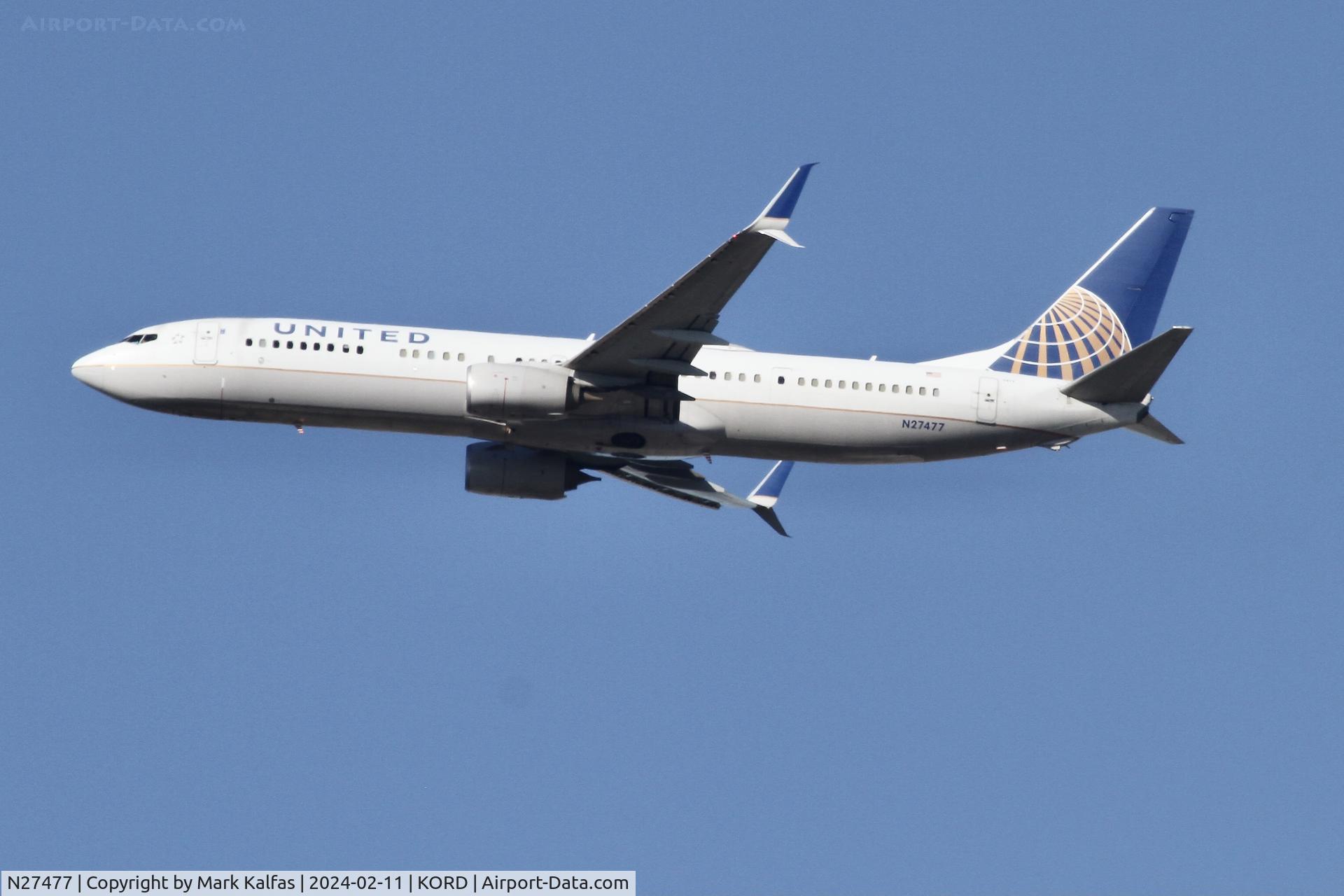 N27477, 2013 Boeing 737-924/ER C/N 31647, B739 United Airlines  BOEING 737-924ER N27477 UAL2091 ORD-LAS