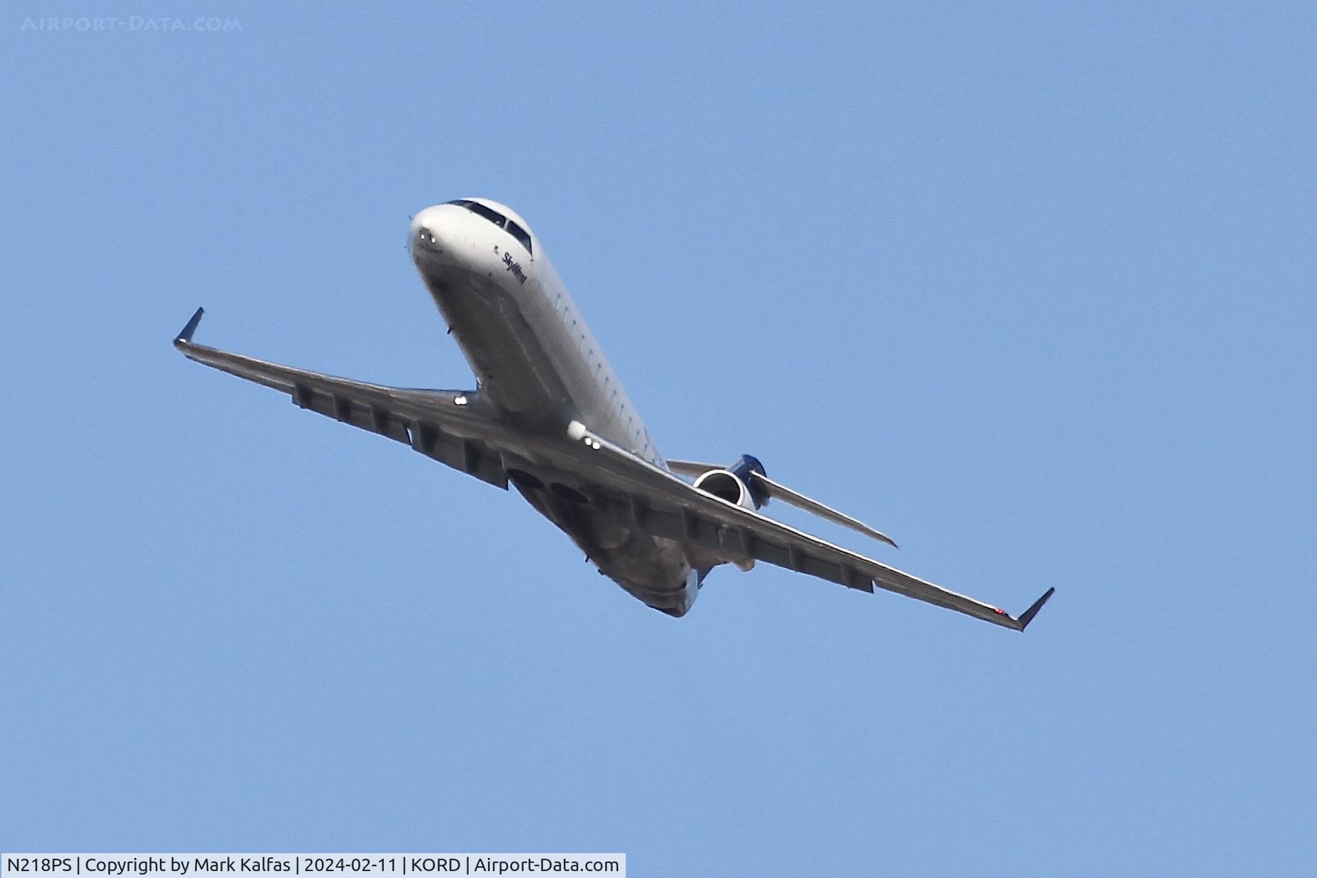 N218PS, 2003 Bombardier CRJ-200ER (CL-600-2B19) C/N 7885, CRJ2 Skywest/United Express BOMBARDIER INC CL-600-2B19, N218PS SKW5442 ORD-PIA