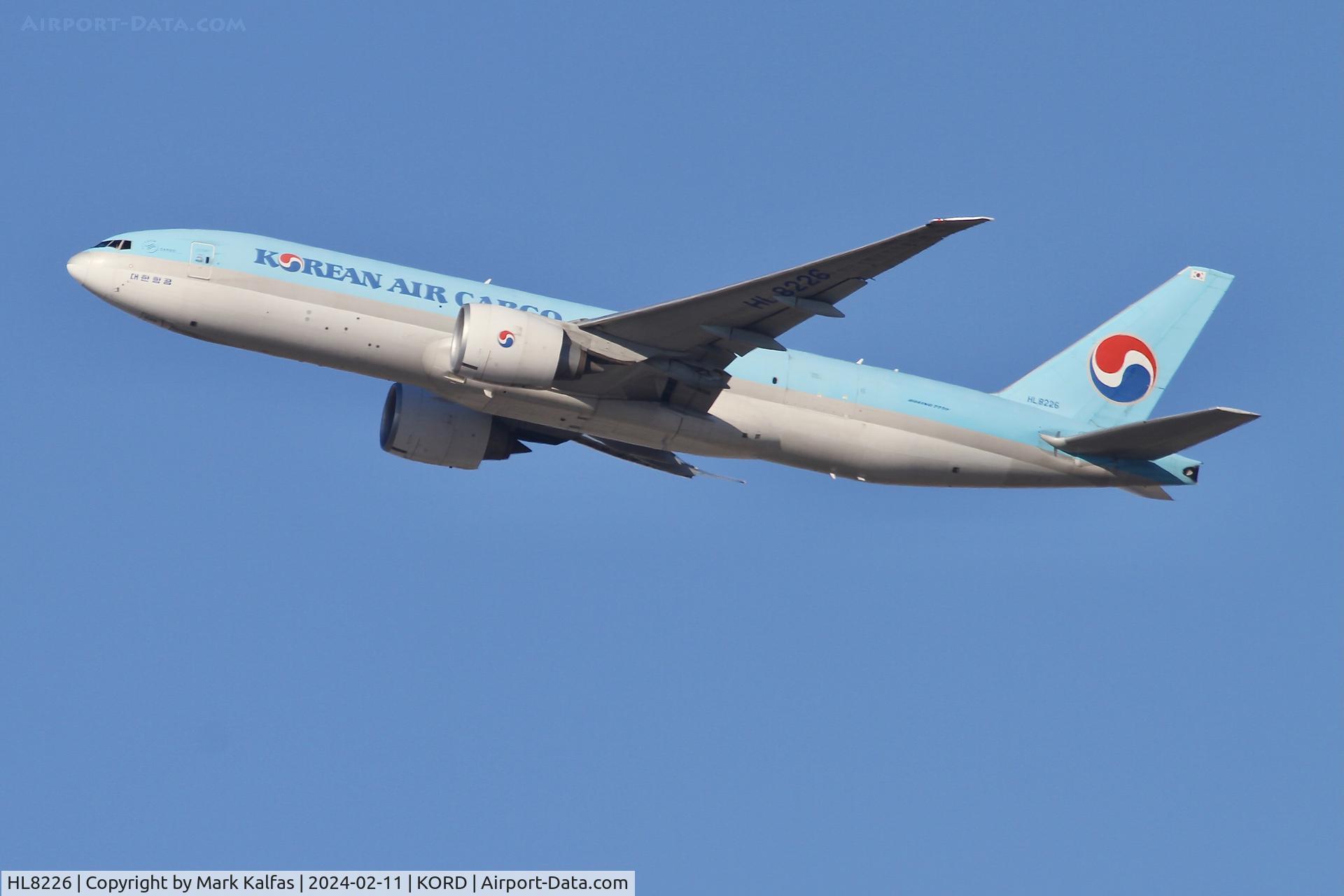 HL8226, 2013 Boeing 777-FB5 C/N 37640, B77L Korean Air Cargo Korean Air Cargo Boeing 777-FB5, HL8226 KAL9232 KORD-RKSI