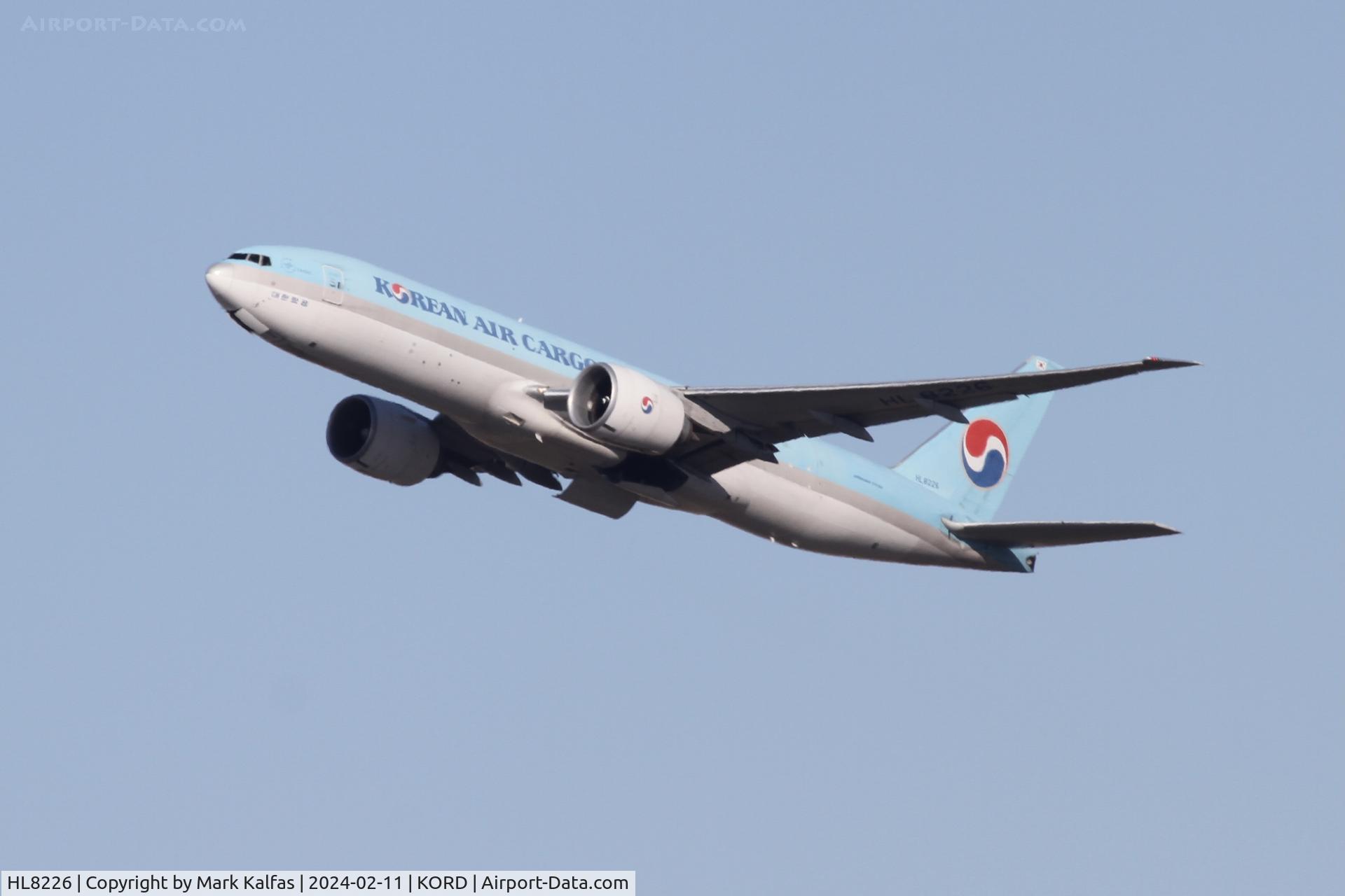 HL8226, 2013 Boeing 777-FB5 C/N 37640, B77L Korean Air Cargo Korean Air Cargo Boeing 777-FB5, HL8226 KAL9232 KORD-RKSI