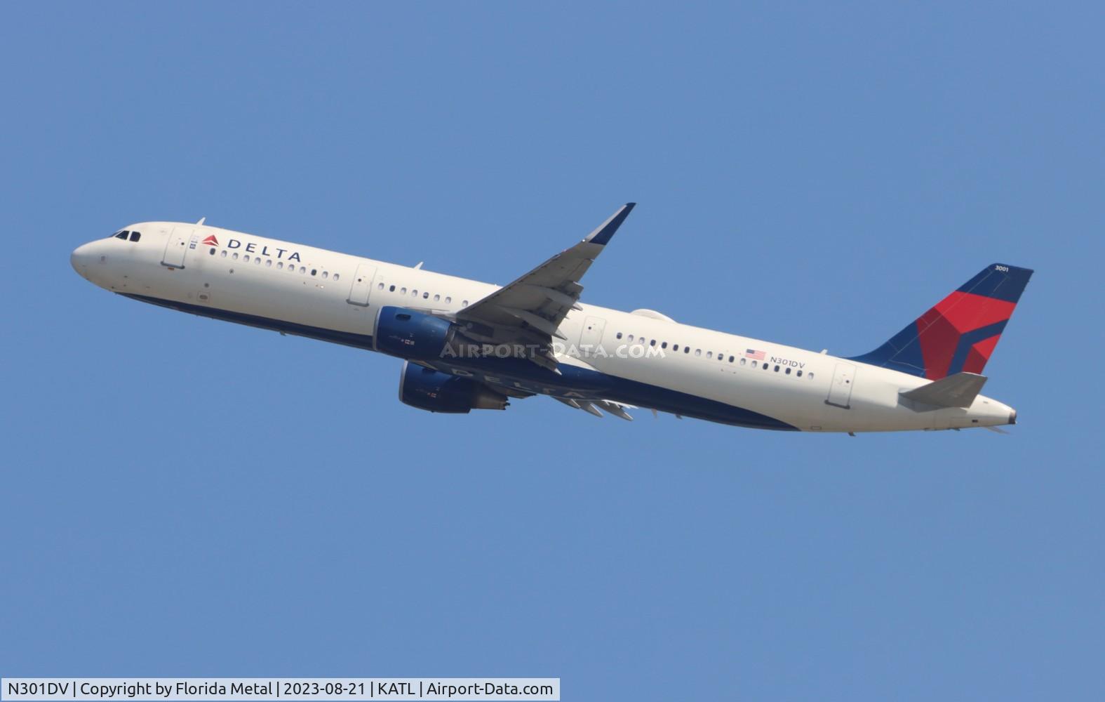 N301DV, 2016 Airbus A321-211 C/N 6923, DAL A321 zx ATL-LAX