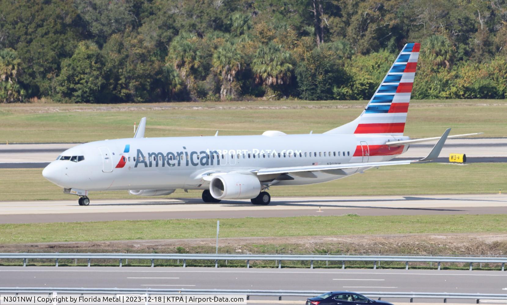N301NW, 2016 Boeing 737-823 C/N 33342, AAL 738 zx TPA-MIA