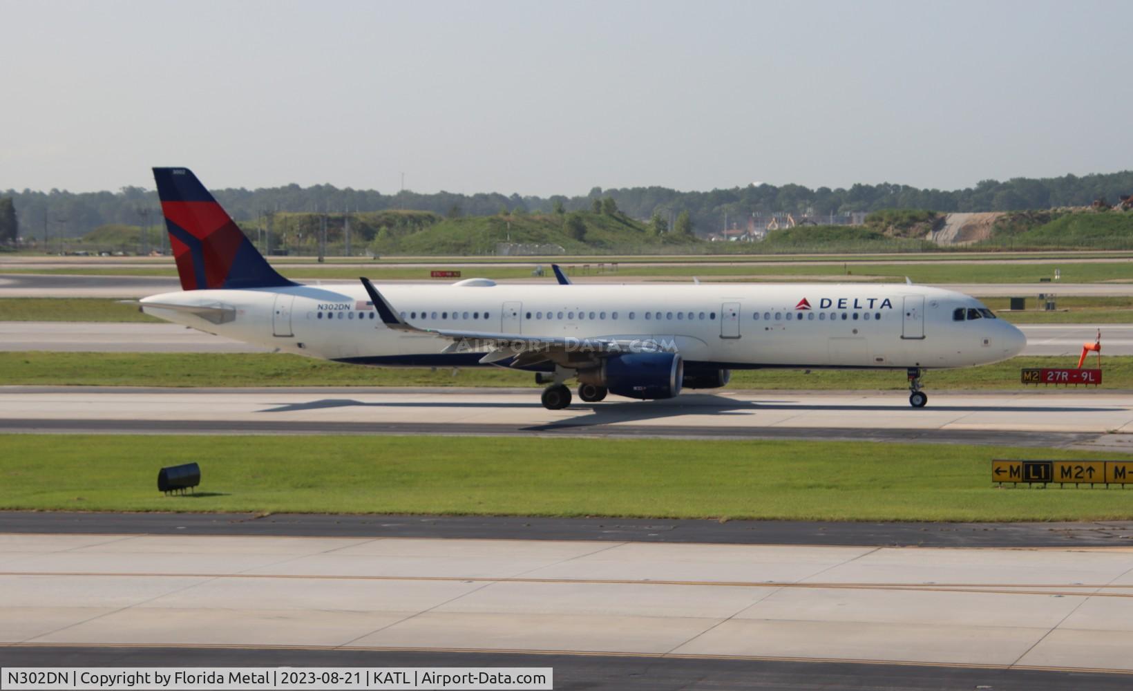 N302DN, 2016 Airbus A321-211 C/N 7031, DAL A321 zx ATL-CLT