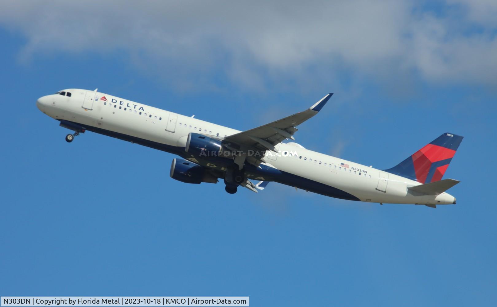 N303DN, 2016 Airbus A321-211 C/N 7061, DAL A321 zx MCO-MSP