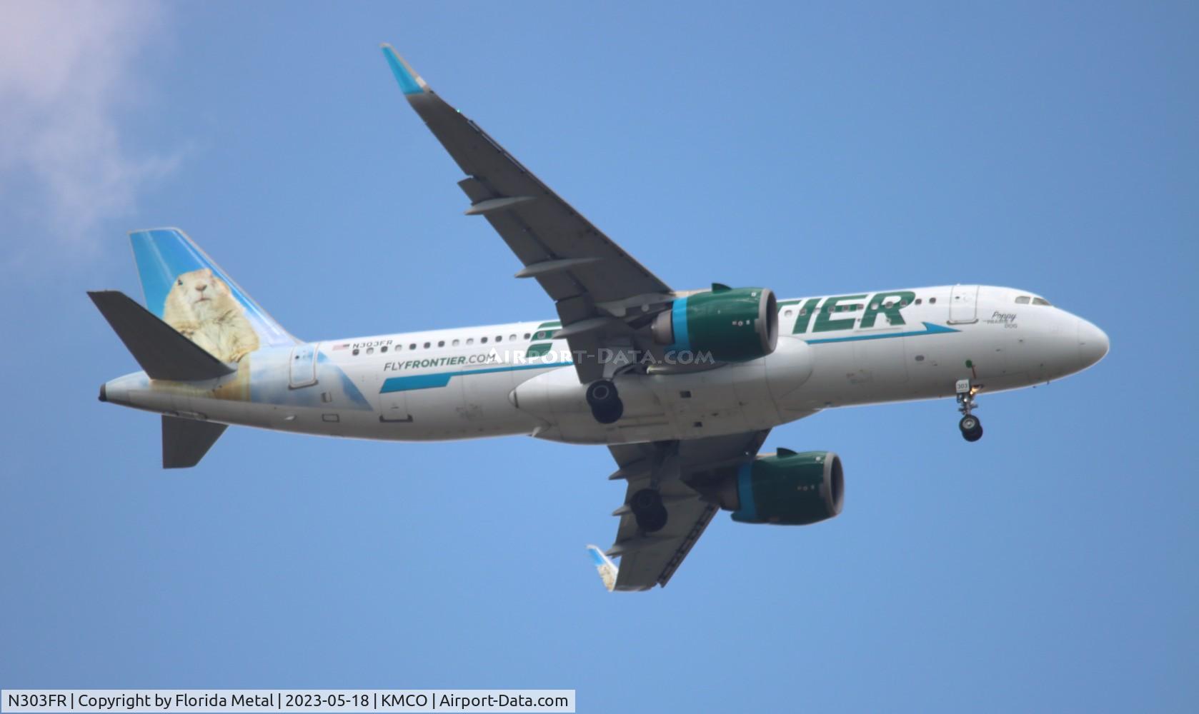 N303FR, 2016 Airbus A320-251N C/N 7249, FFT A32N Poppy zx RDU-MCO