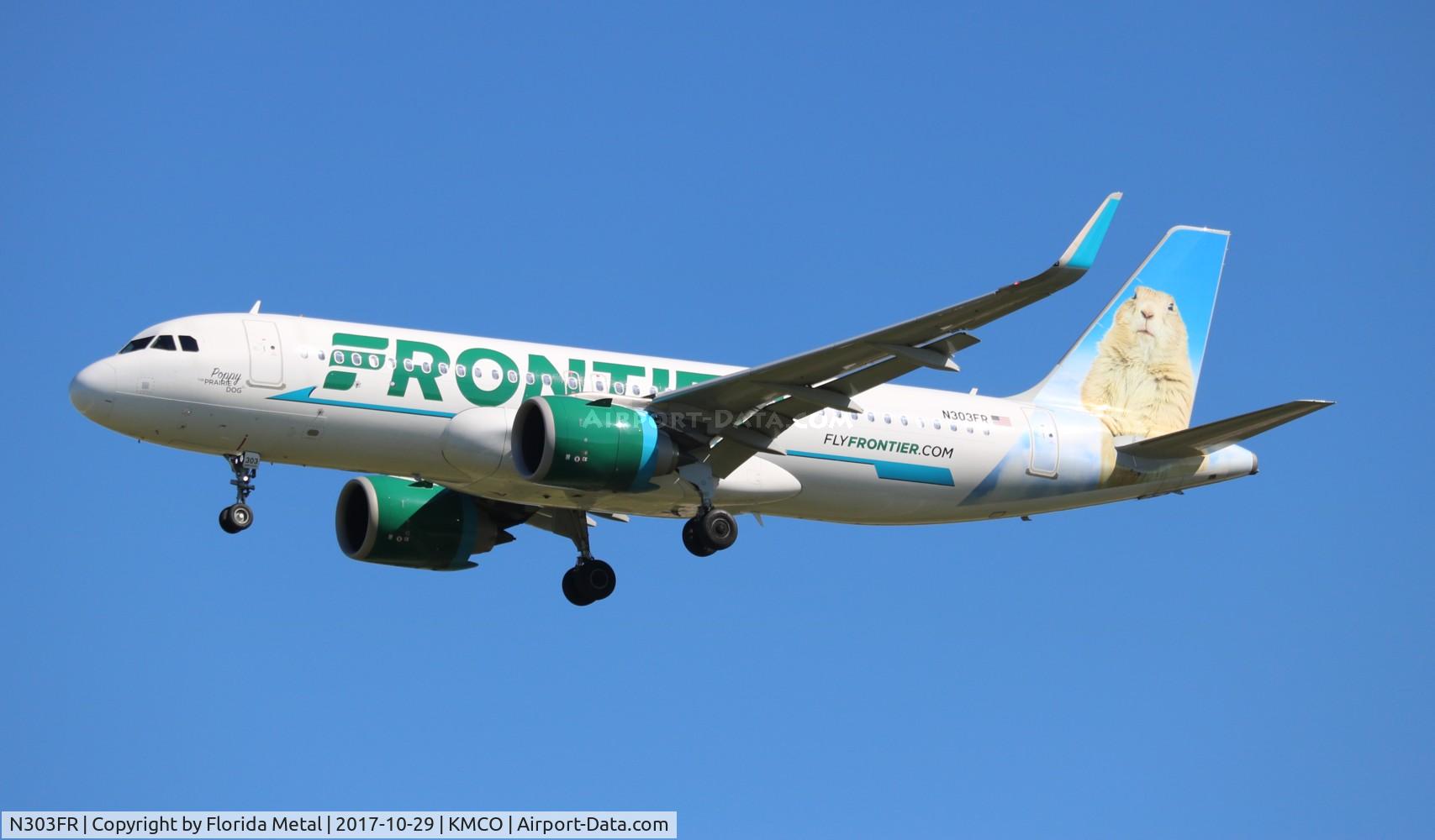 N303FR, 2016 Airbus A320-251N C/N 7249, FFT A32N Poppy zx STL-MCO