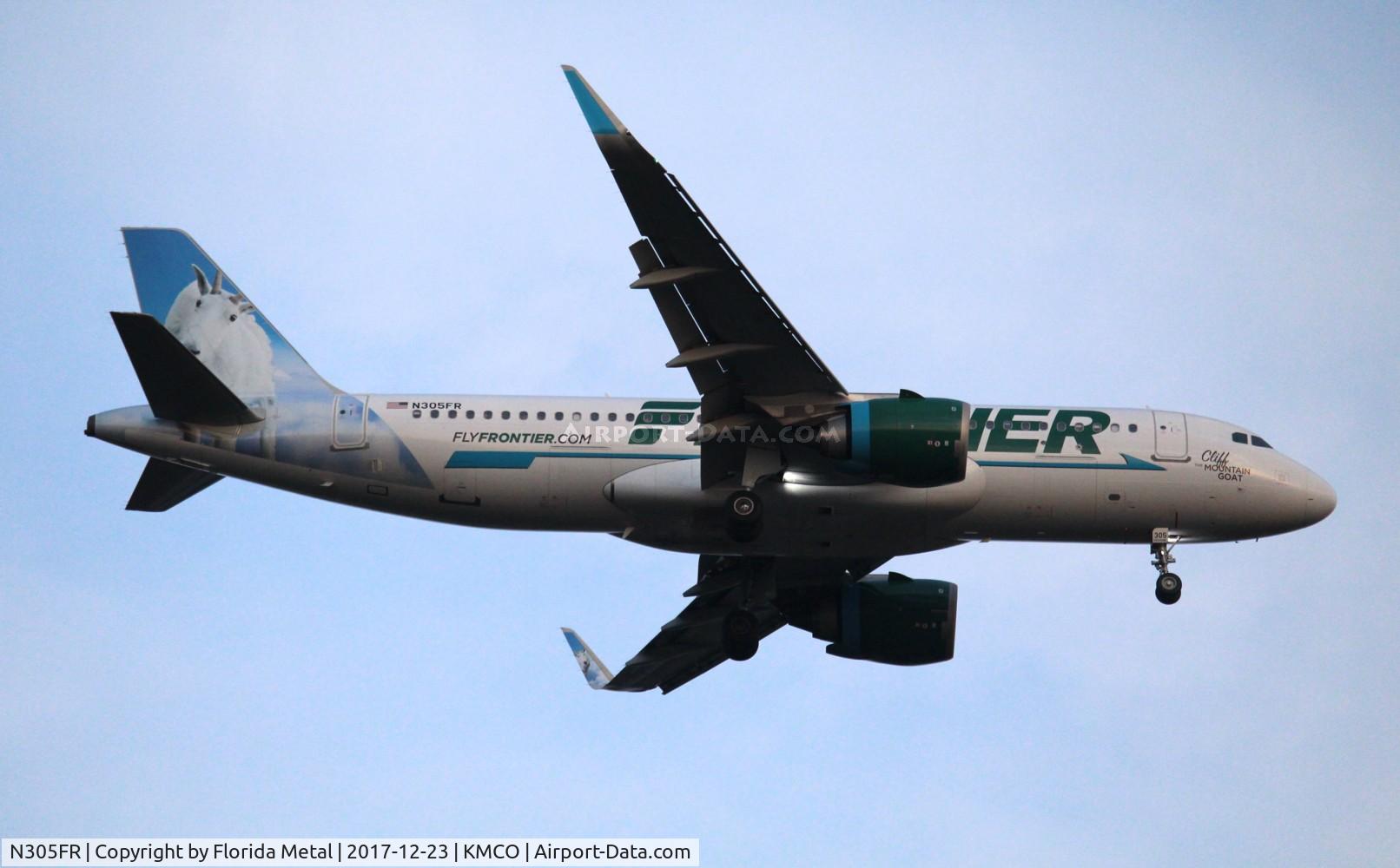 N305FR, 2016 Airbus A320-251N C/N 7387, FFT A32N Cliff zx IND-MCO