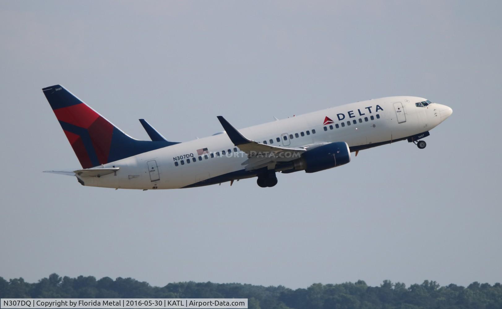 N307DQ, 2008 Boeing 737-732 C/N 29679, DAL 737 zx