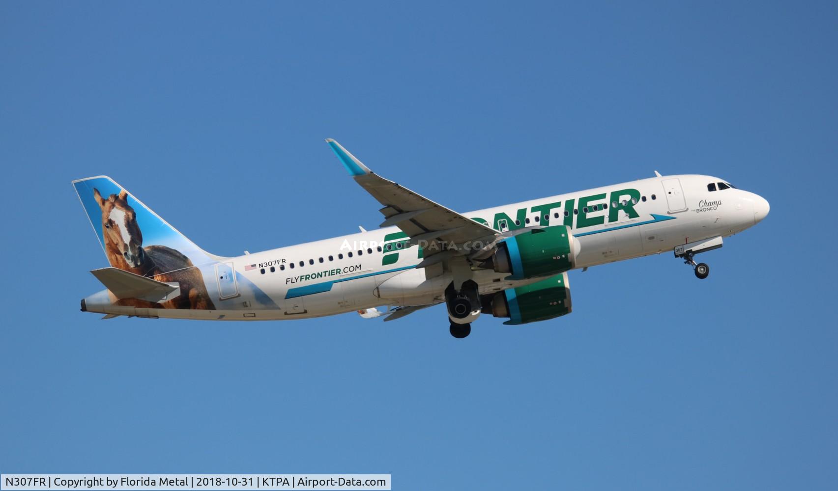 N307FR, 2017 Airbus A320-251N C/N 7472, FFT A32N Champ zx TPA-SJU