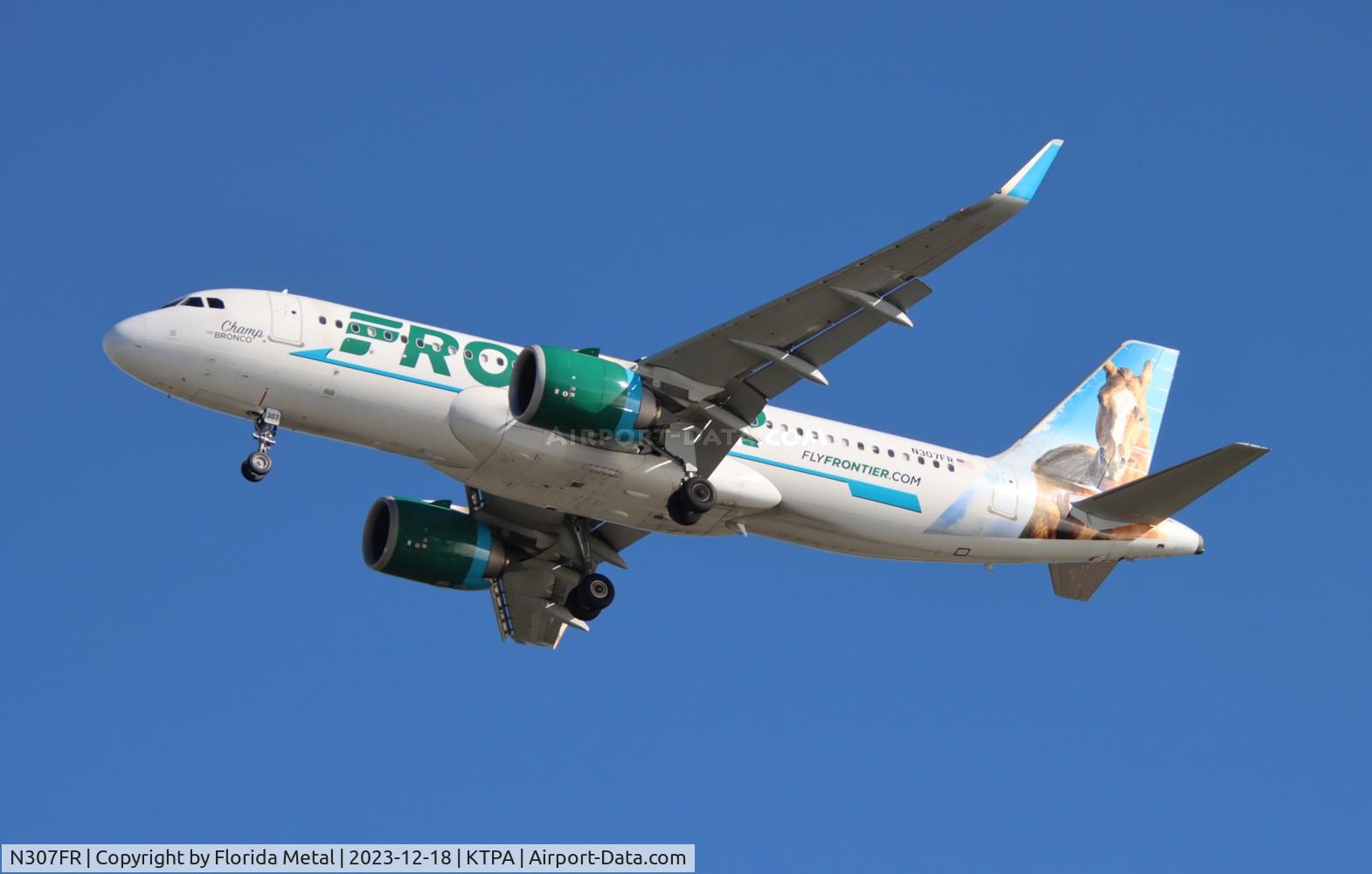 N307FR, 2017 Airbus A320-251N C/N 7472, FFT A32N Champ zx PHL-TPA