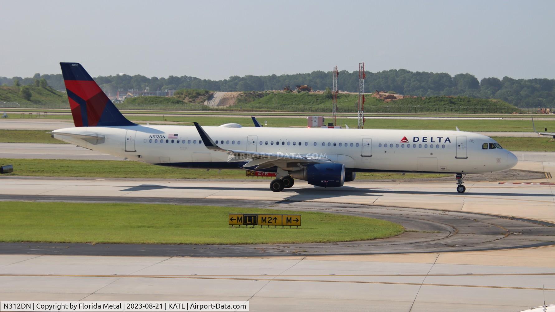 N312DN, 2016 Airbus A321-211 C/N 7364, DAL A321 zx ATL-PHX