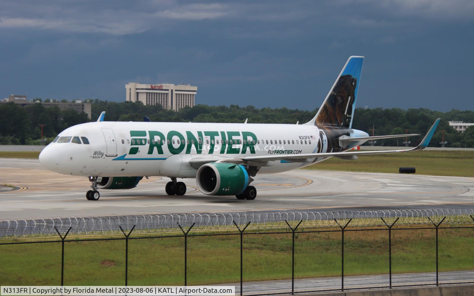 N313FR, 2017 Airbus A320-251N C/N 7727, FFT A32N Wiley zx CUN-ATL