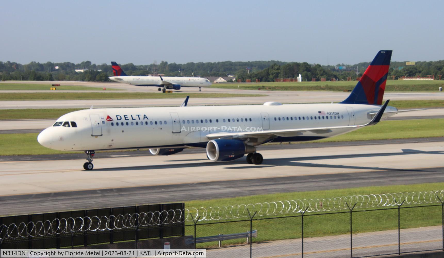 N314DN, 2016 Airbus A321-211 C/N 7281, DAL A321 zx RSW-ATL