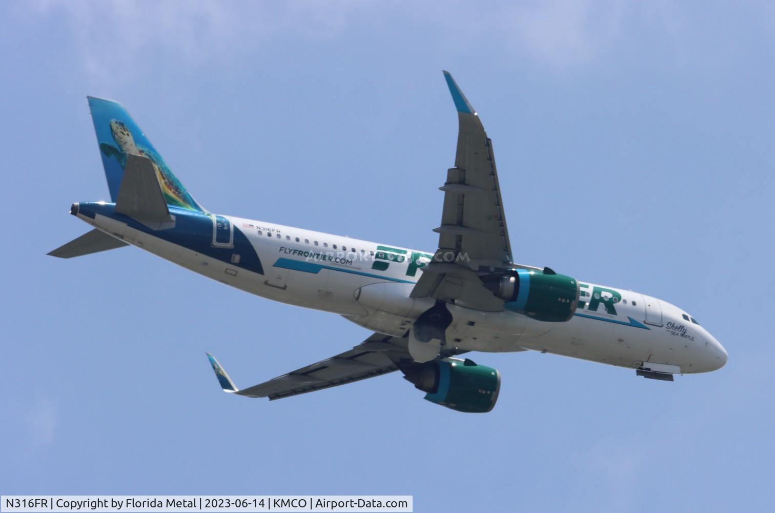 N316FR, 2017 Airbus A320-251N C/N 7824, FFT A32N Shelly zx SYR-MCO