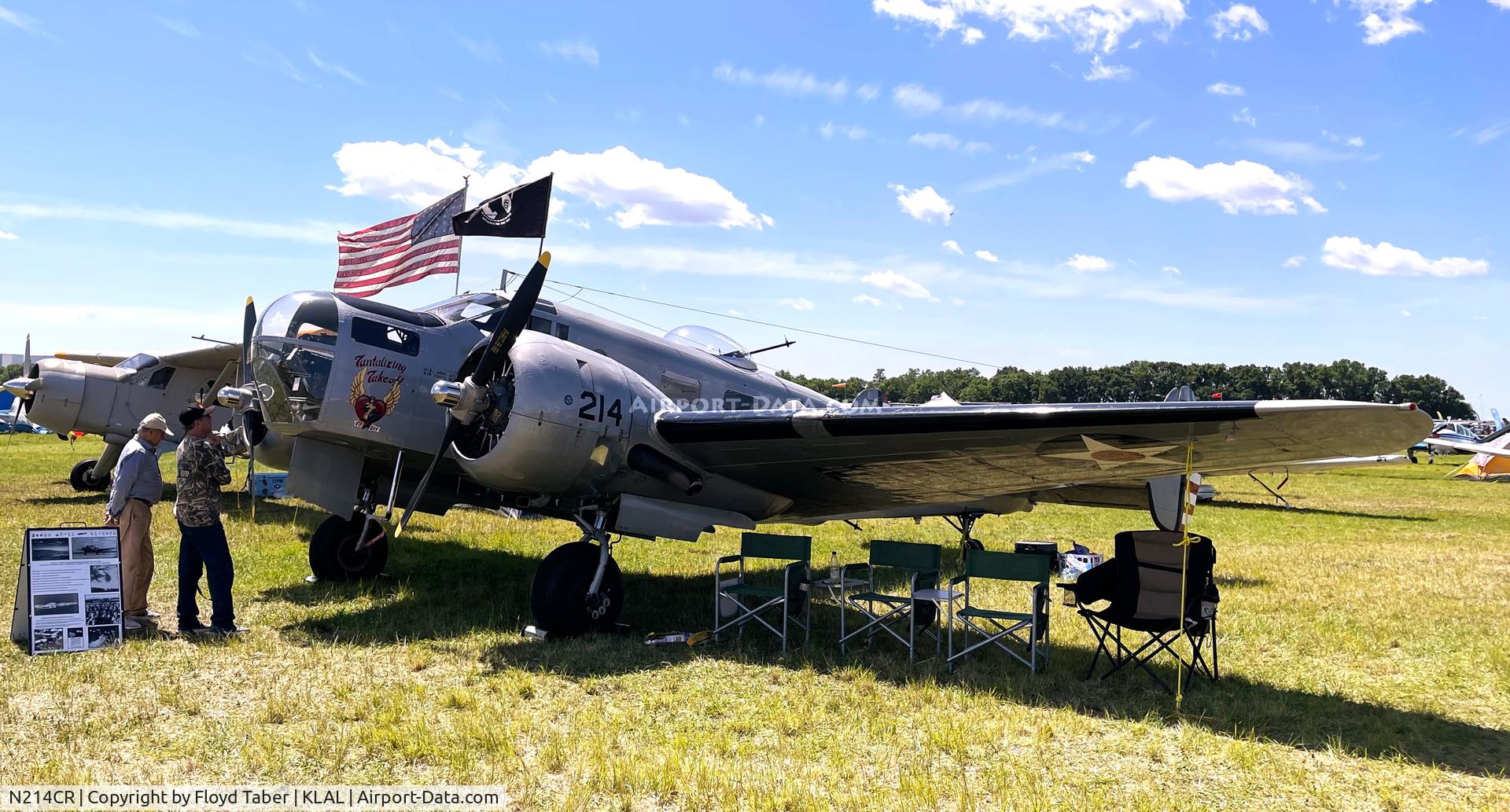 N214CR, 1958 Beech AT-11 Kansan C/N 912, SUN N FUN 2022
